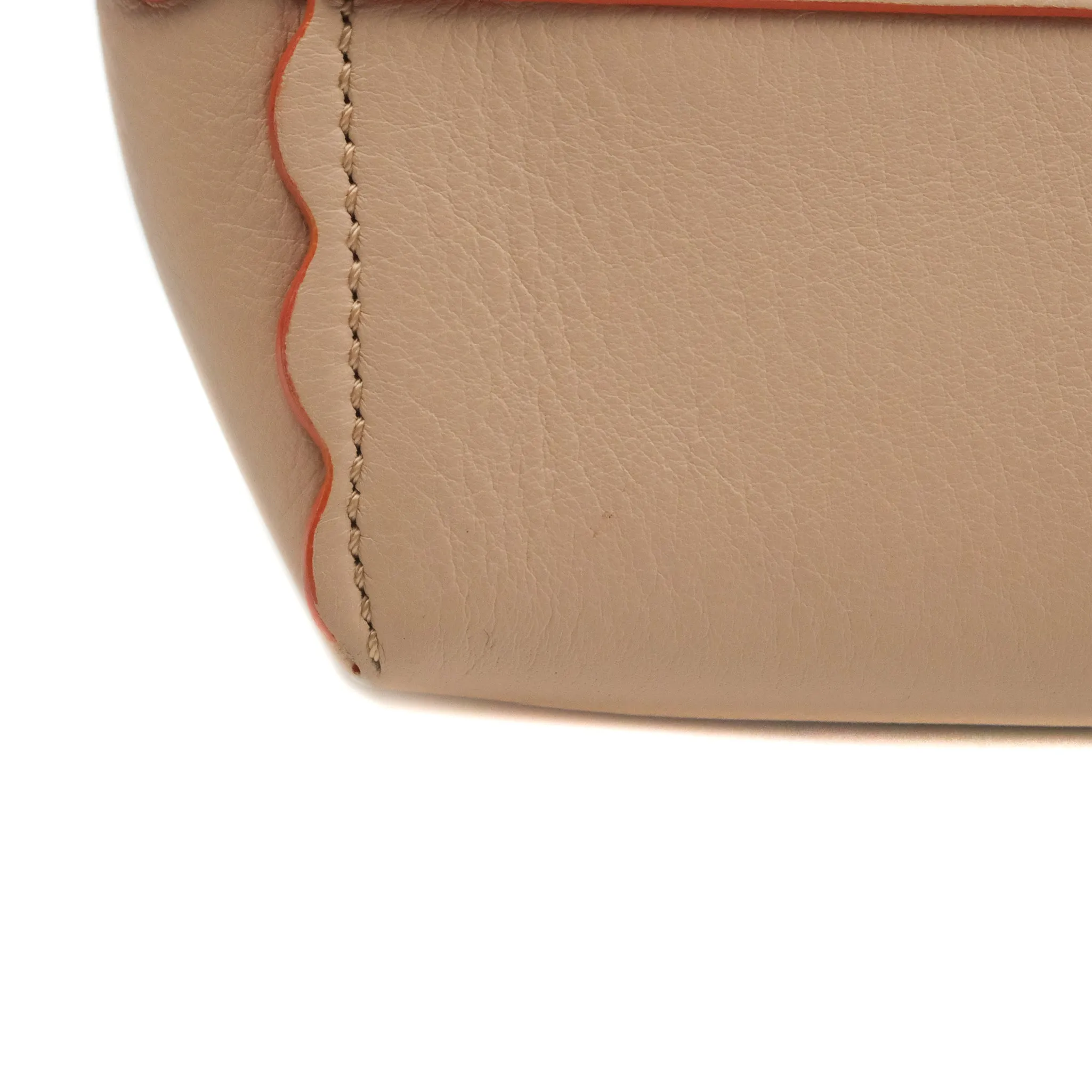 Fendi By The Way Satchel Scalloped Calfskin