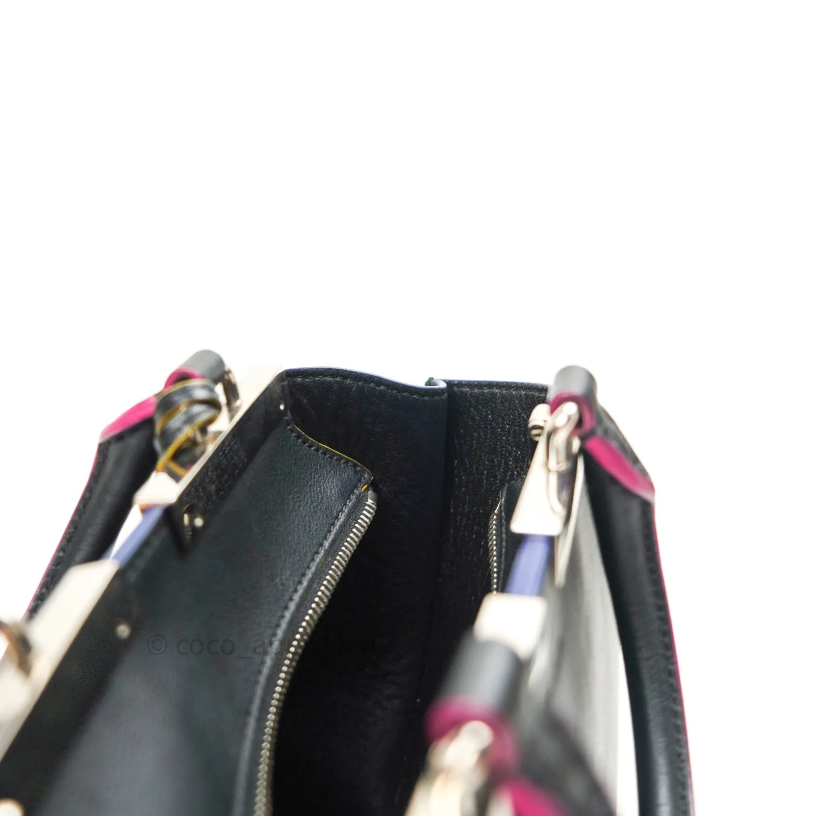 Fendi Calfskin Mini 3jours Tote Black