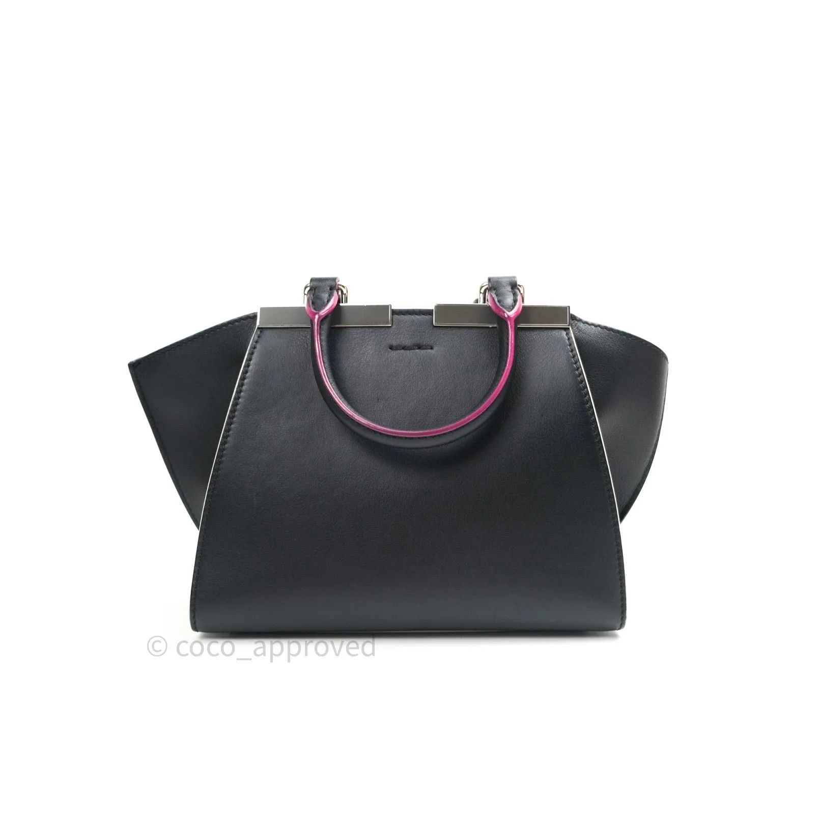 Fendi Calfskin Mini 3jours Tote Black