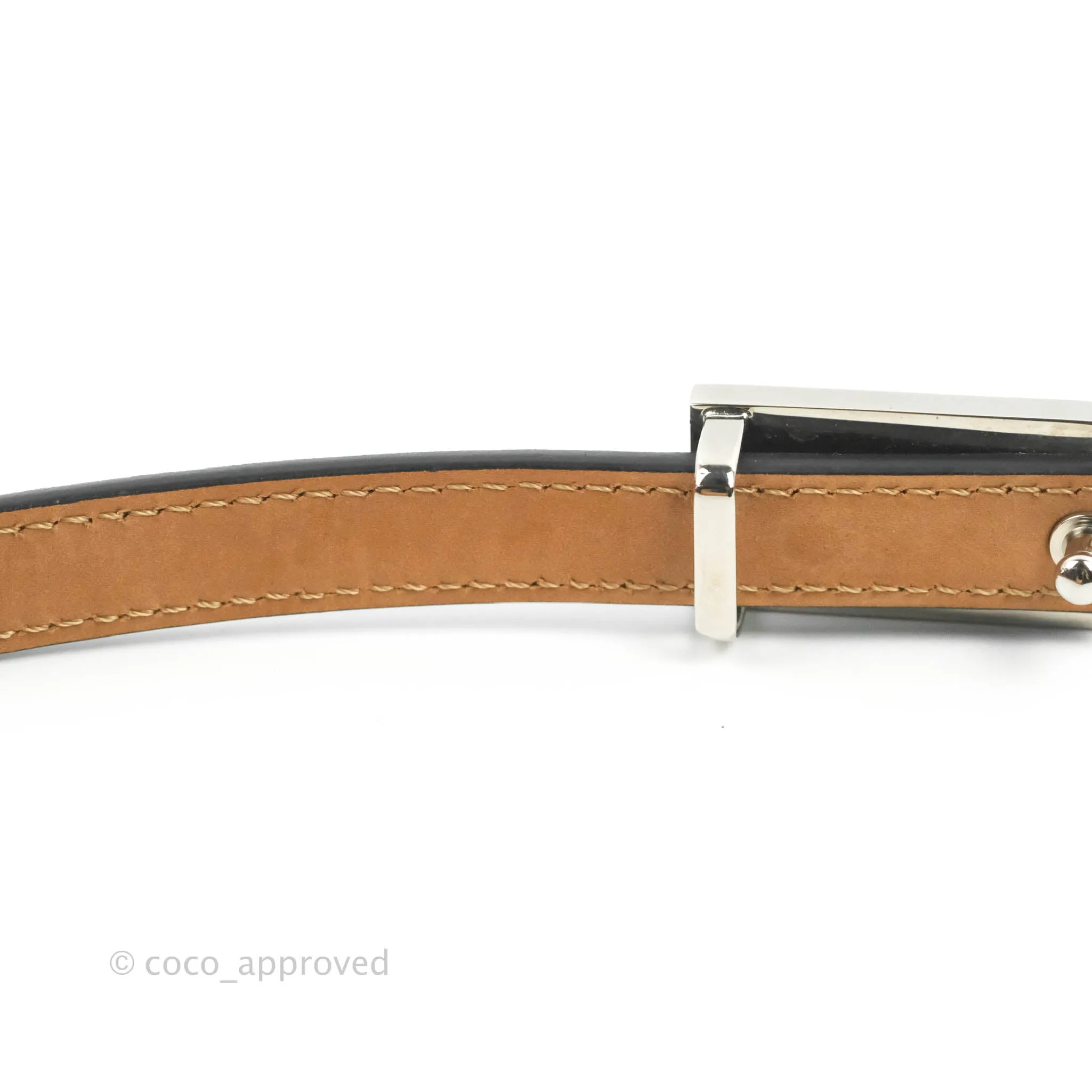 Fendi Calfskin Studded Belt