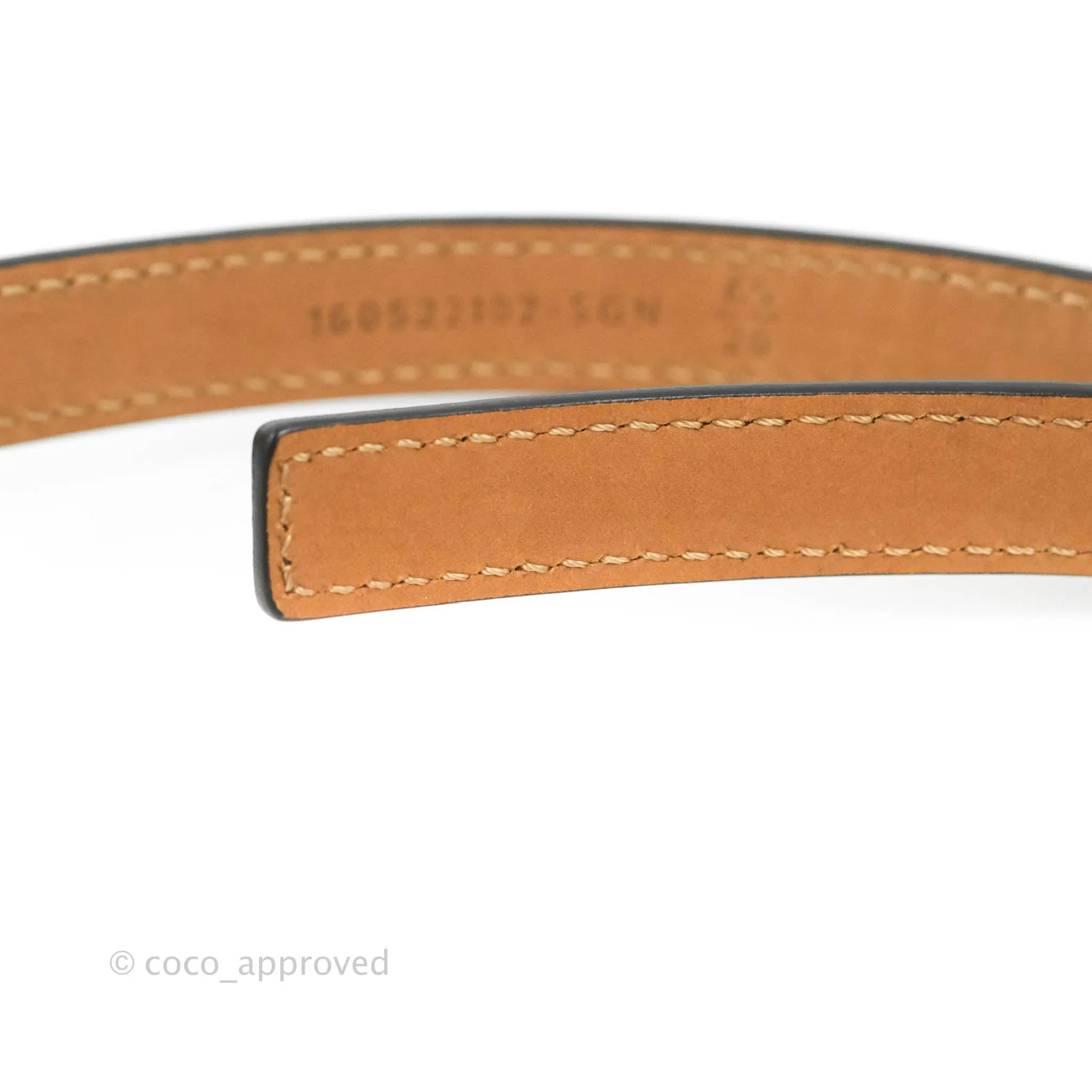 Fendi Calfskin Studded Belt