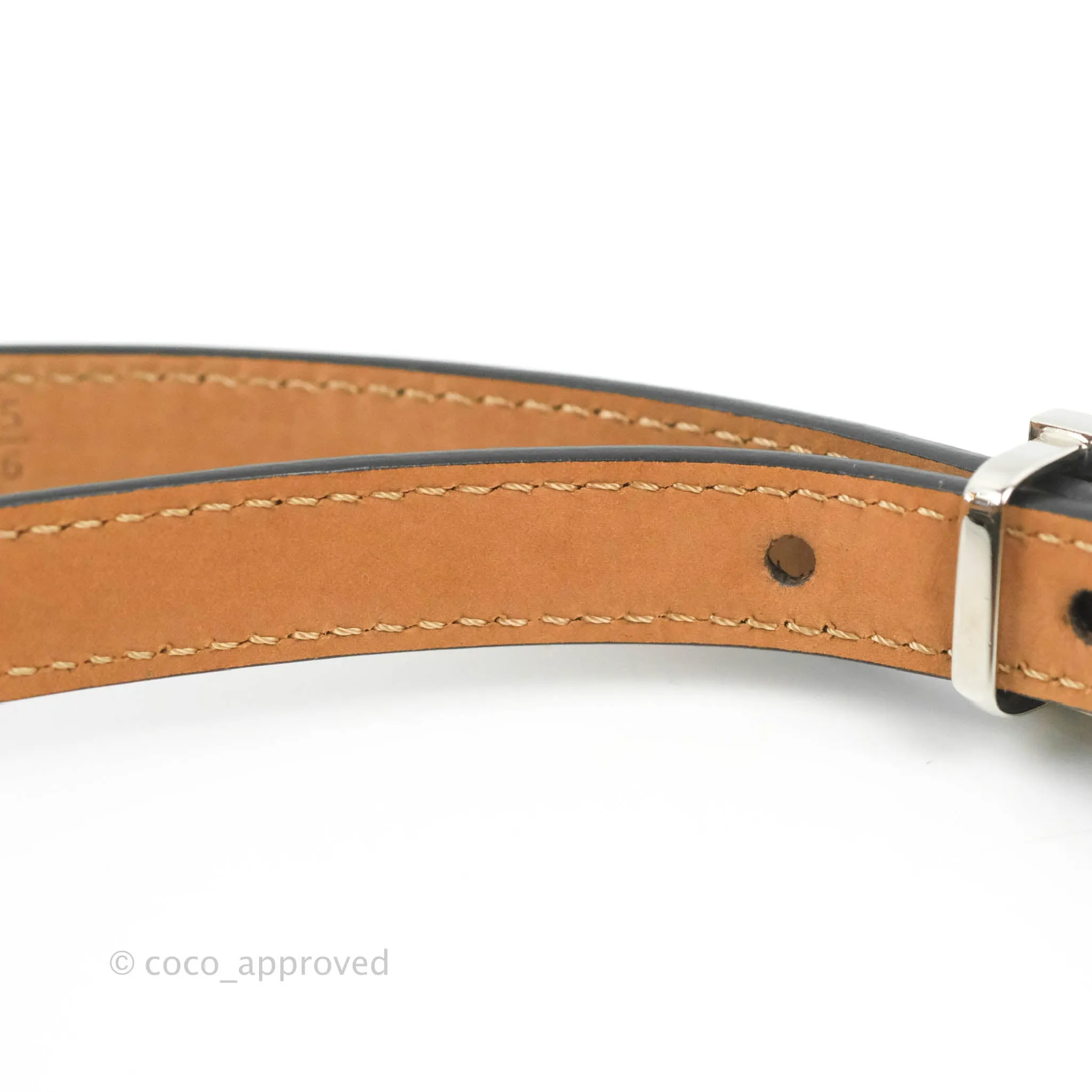 Fendi Calfskin Studded Belt