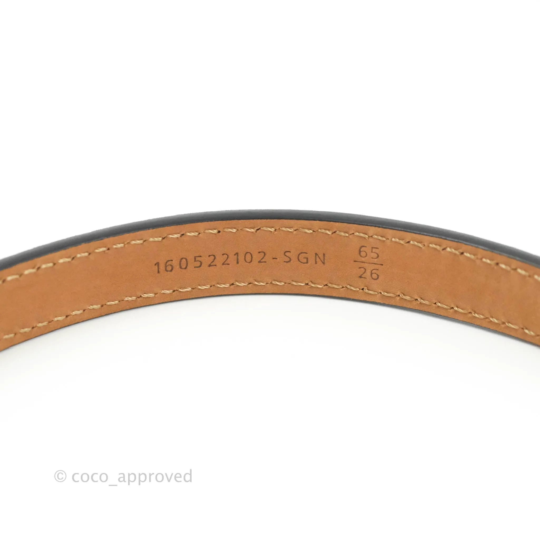 Fendi Calfskin Studded Belt