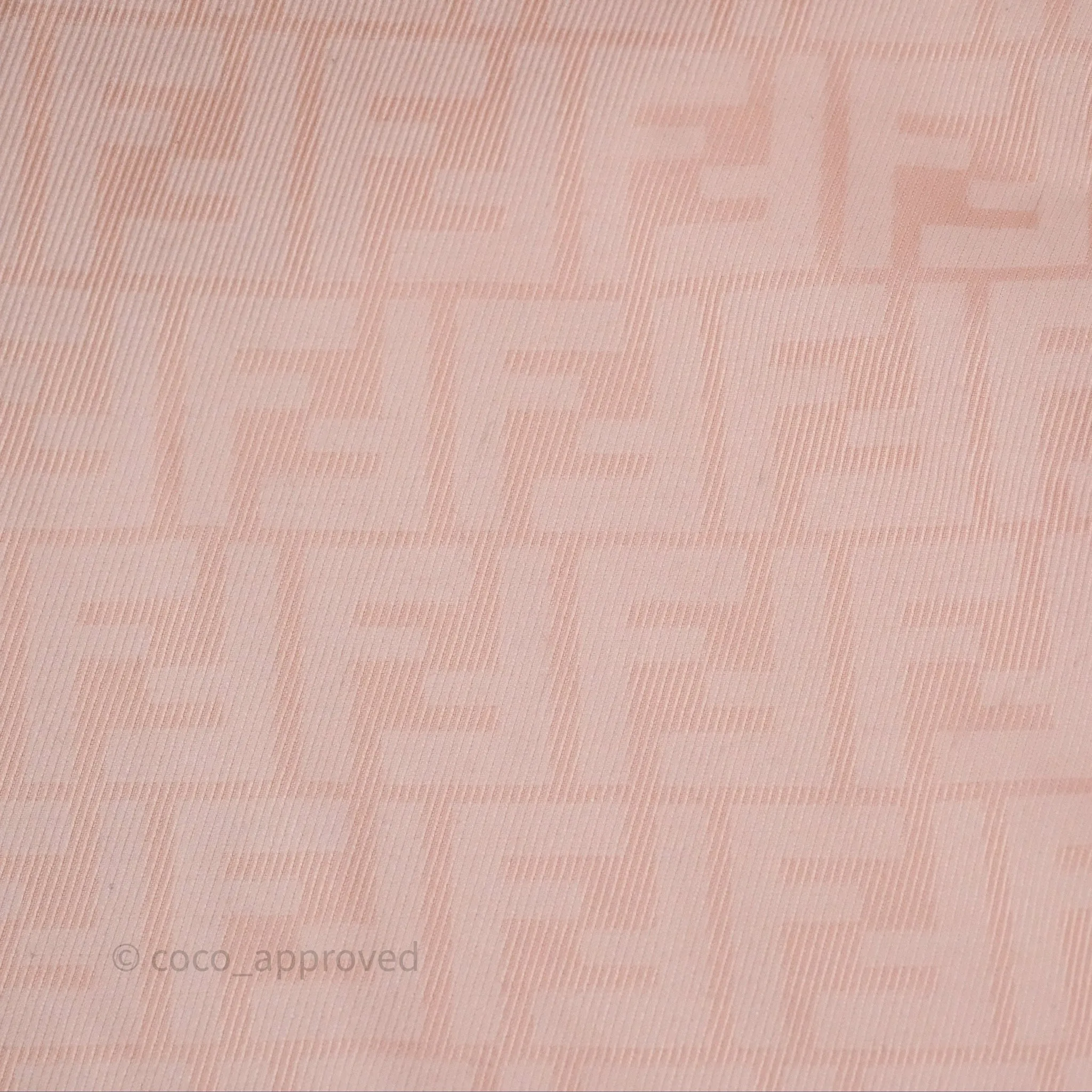 Fendi Denim FF Belted Jacket Pink