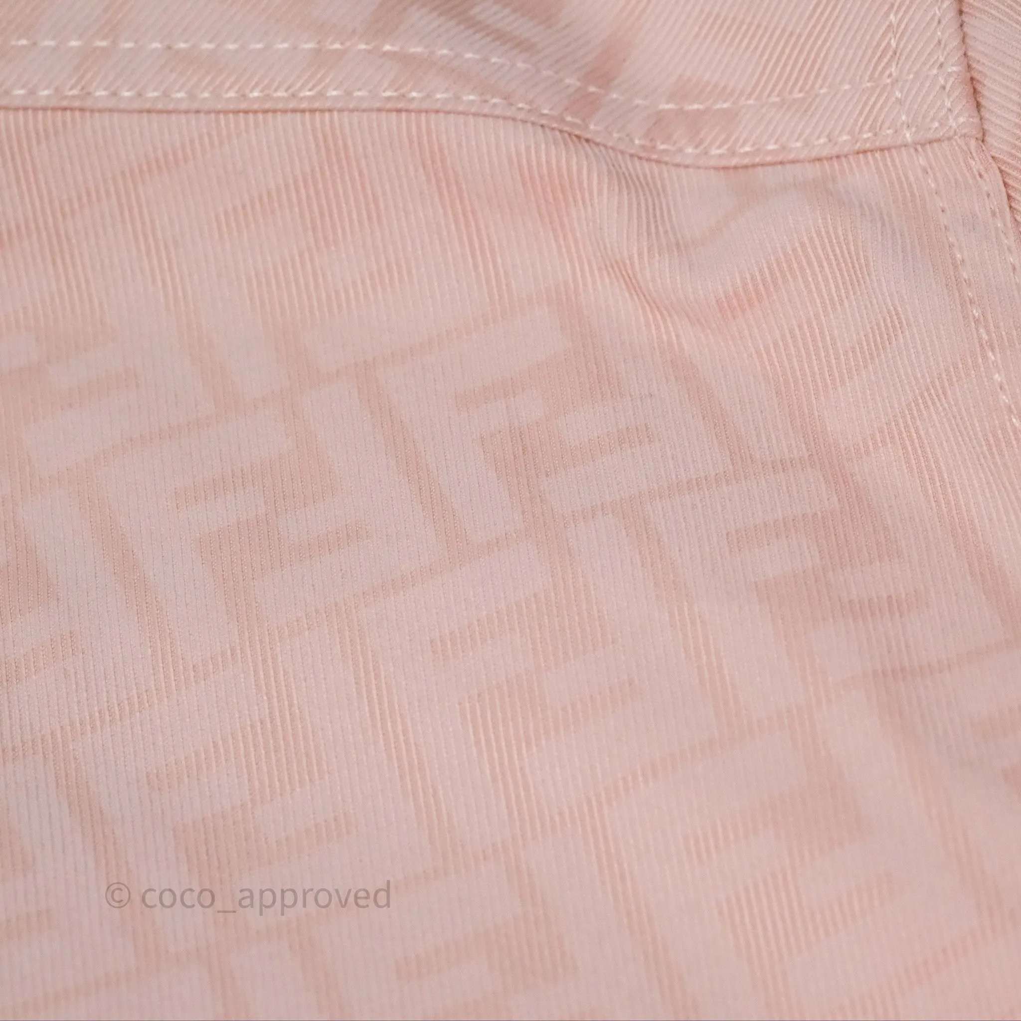 Fendi Denim FF Belted Jacket Pink