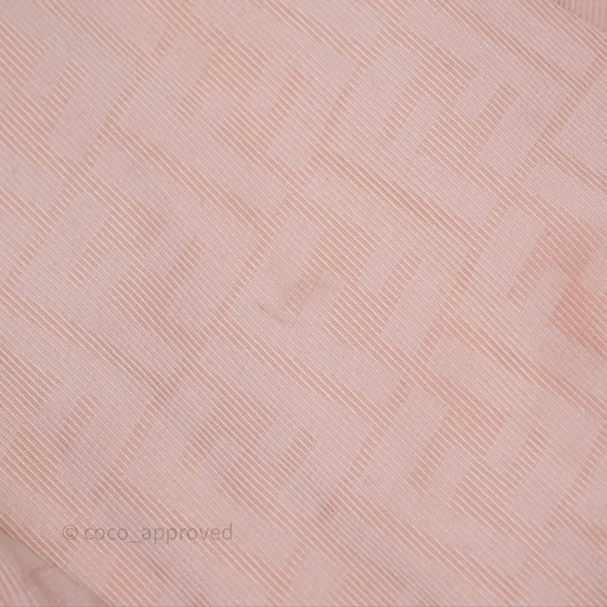 Fendi Denim FF Belted Jacket Pink