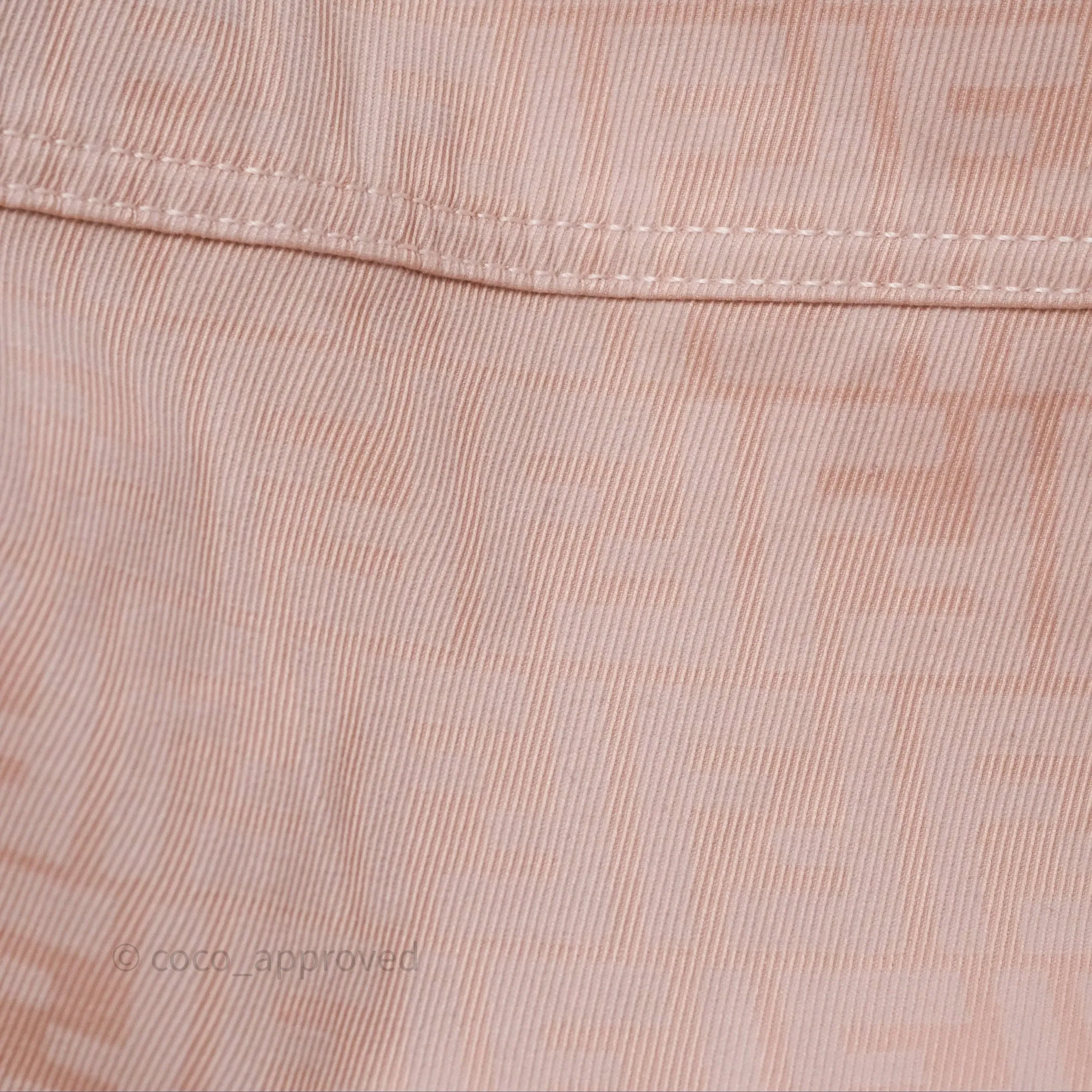 Fendi Denim FF Belted Jacket Pink