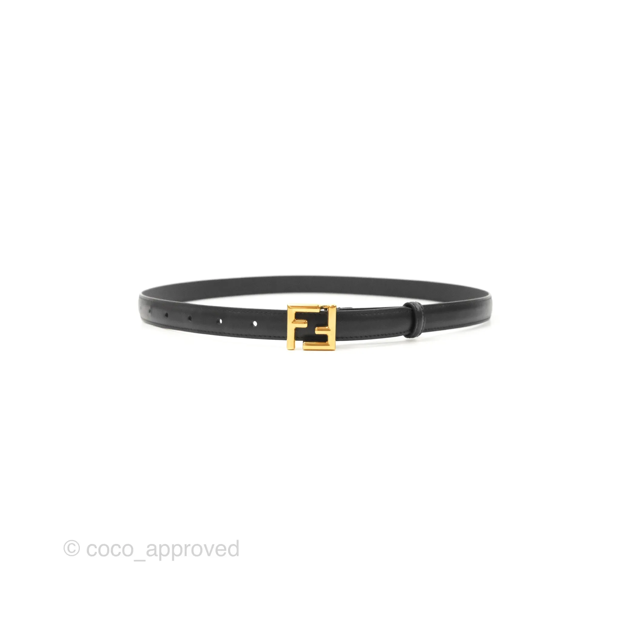 Fendi FF Logo Black Belt