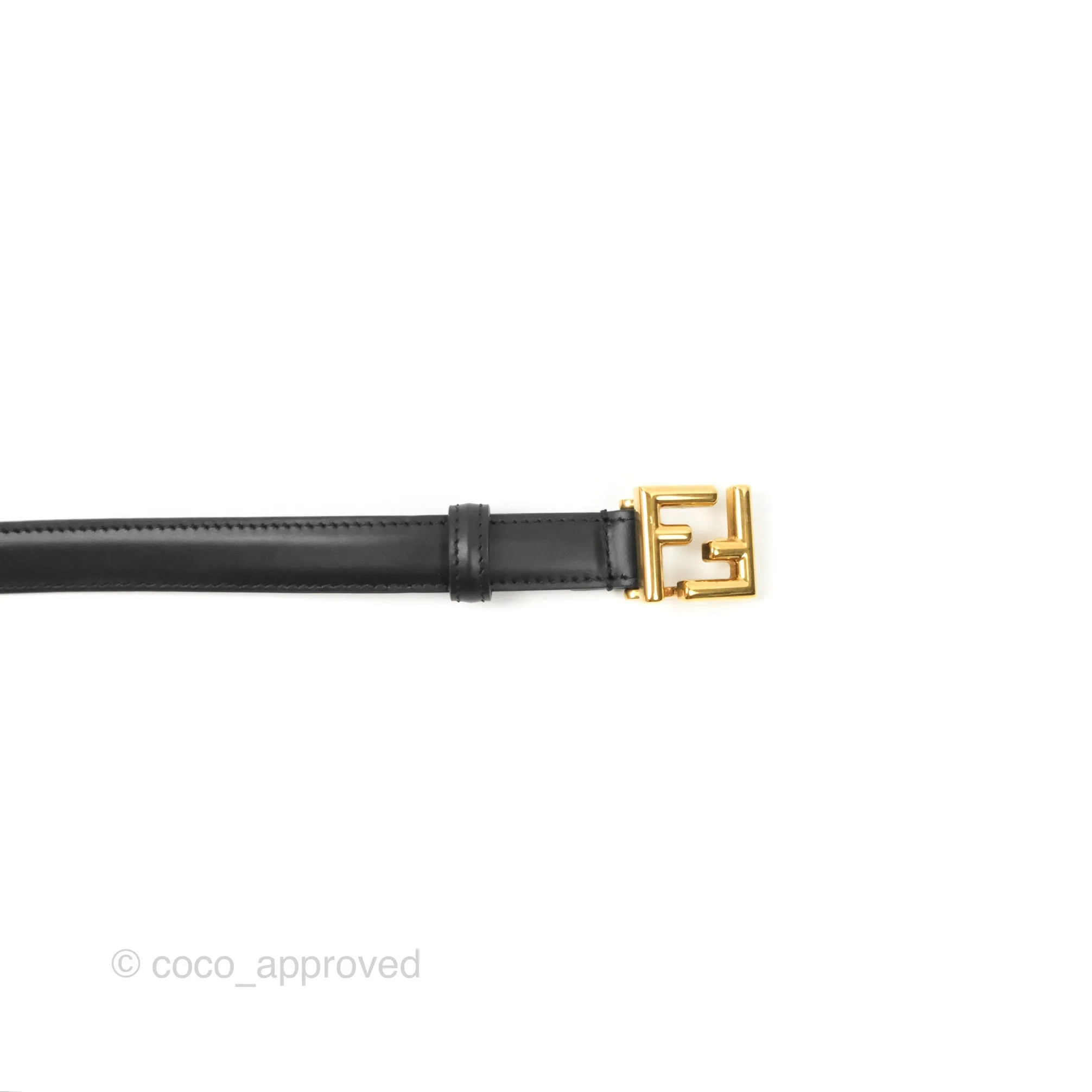 Fendi FF Logo Black Belt