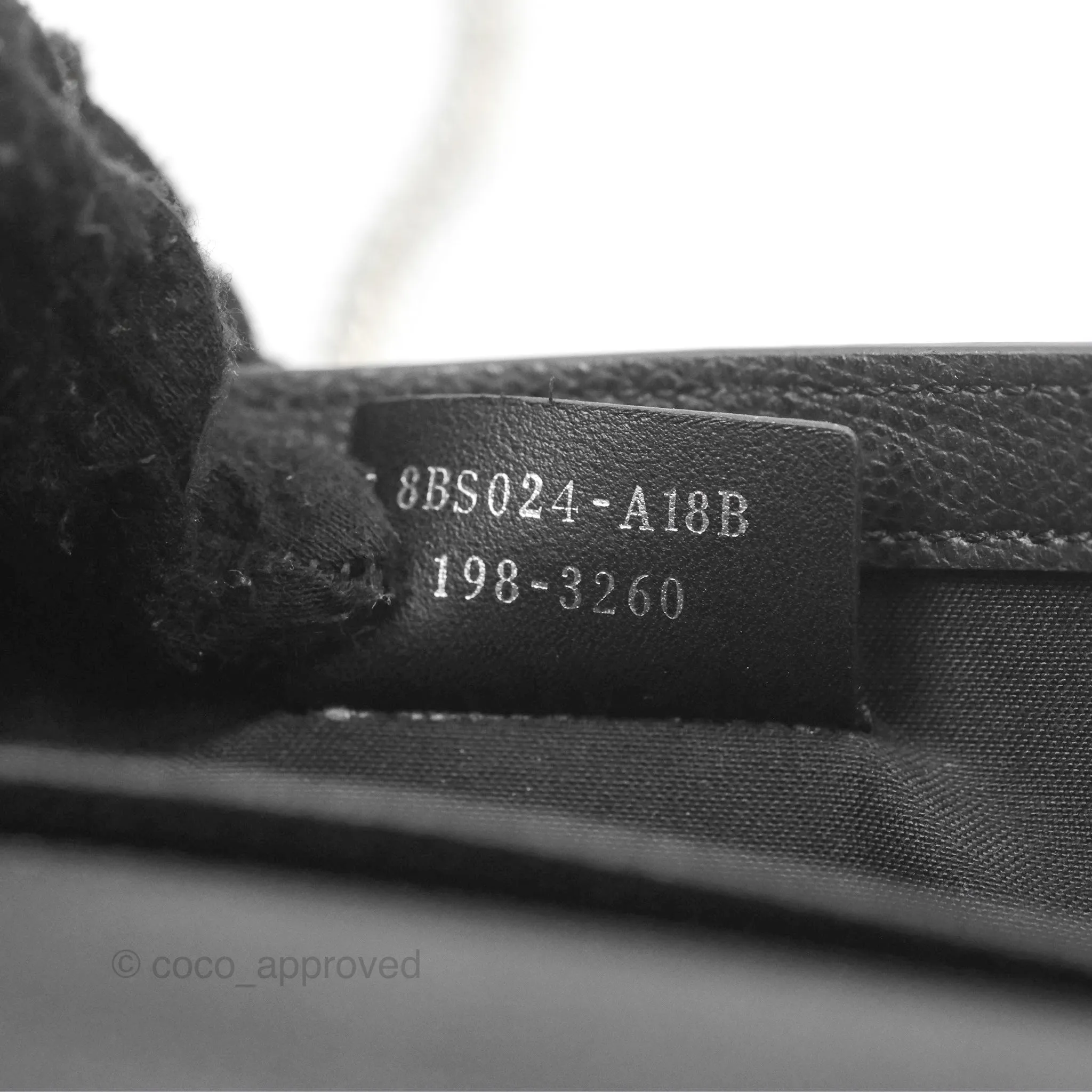 Fendi Kan I Wallet on Chain Black Silver Hardware