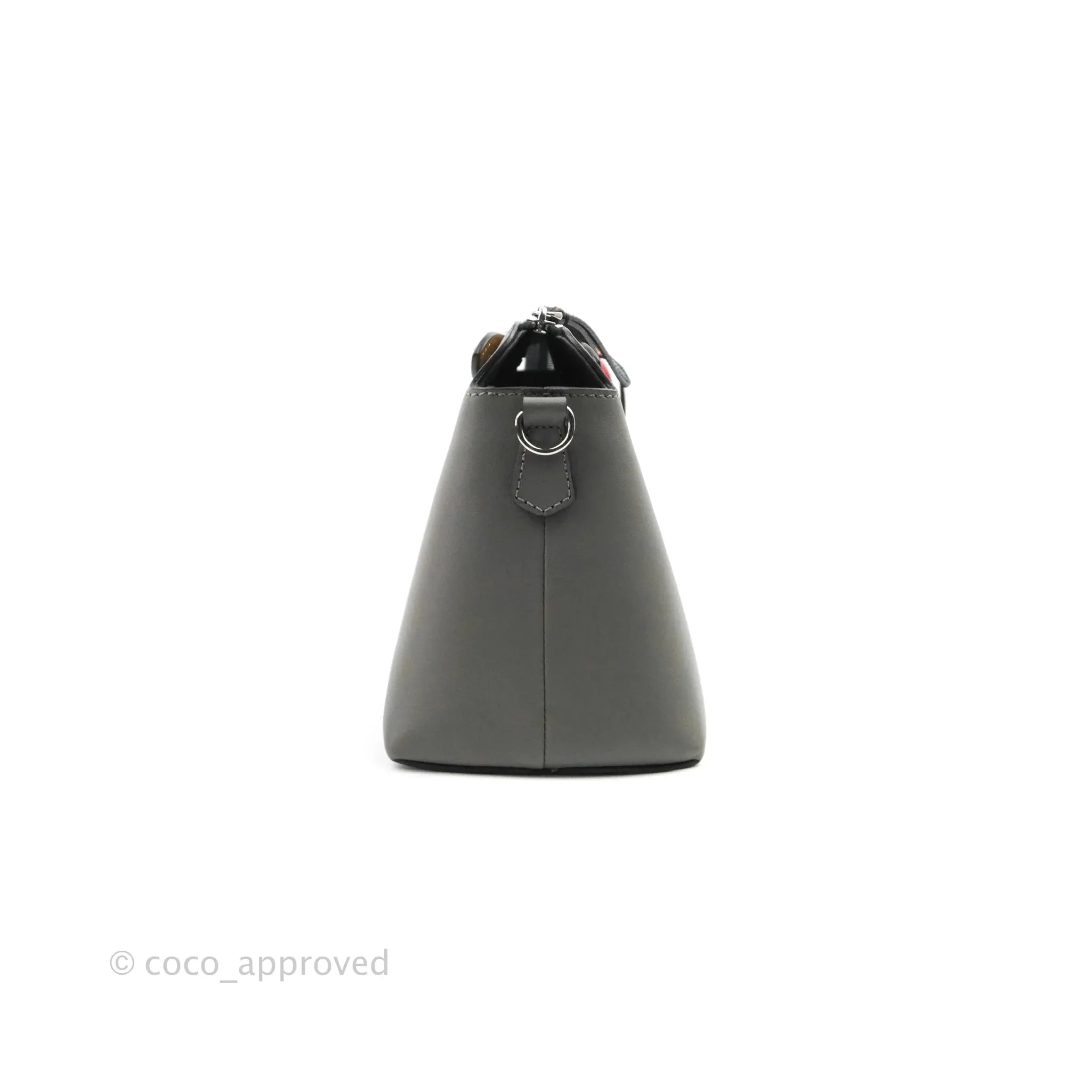 Fendi Medium By The Way Multicolour grey/Tan Grained Leather