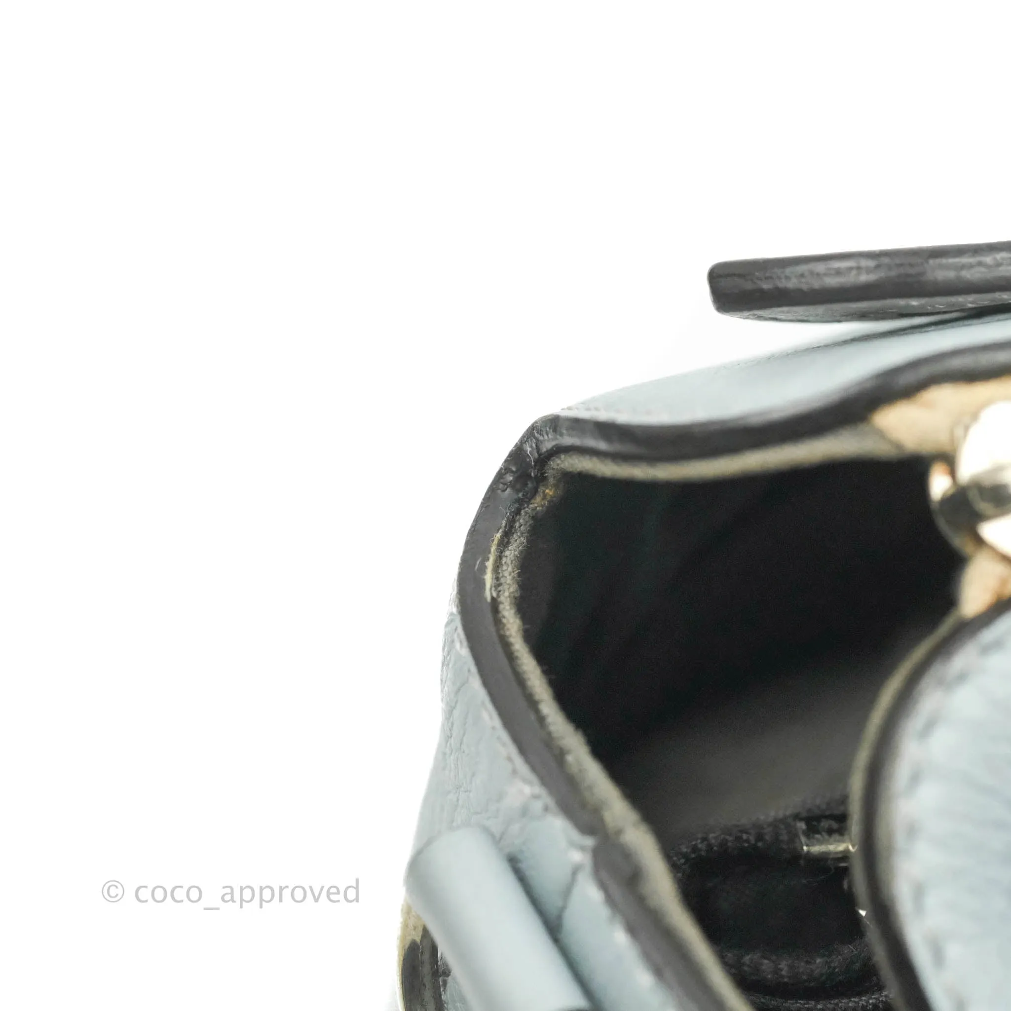 Fendi Medium By The Way Multicolour Light Blue/Light Beige Grained leather