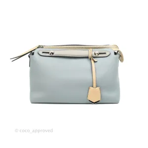 Fendi Medium By The Way Multicolour Light Blue/Light Beige Grained leather