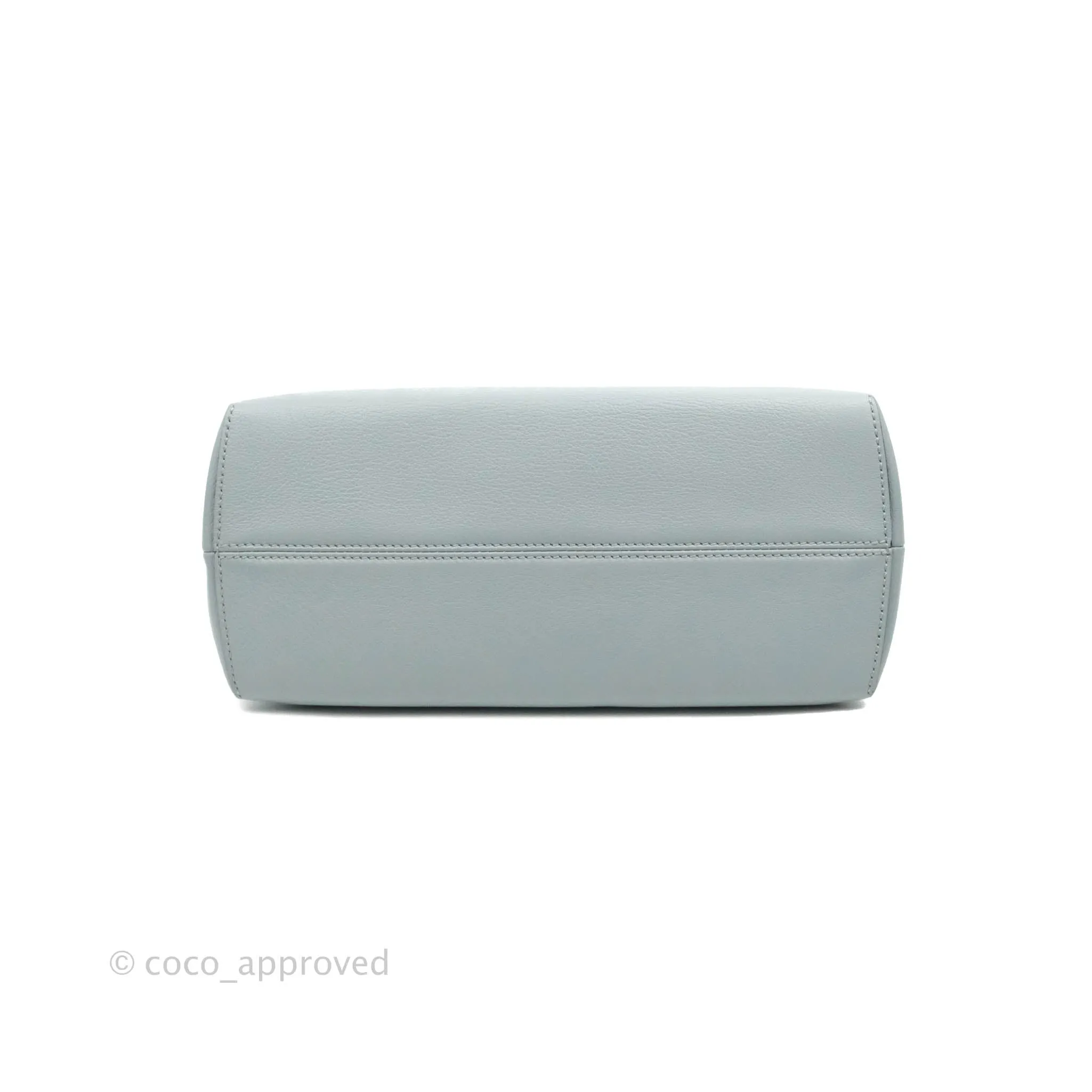 Fendi Medium By The Way Multicolour Light Blue/Light Beige Grained leather