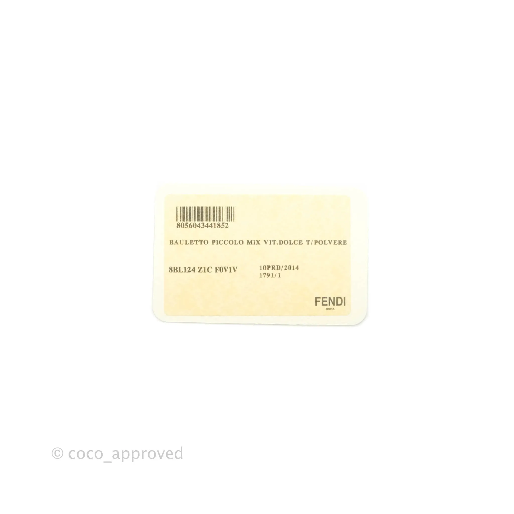 Fendi Medium By The Way Multicolour Light Blue/Light Beige Grained leather