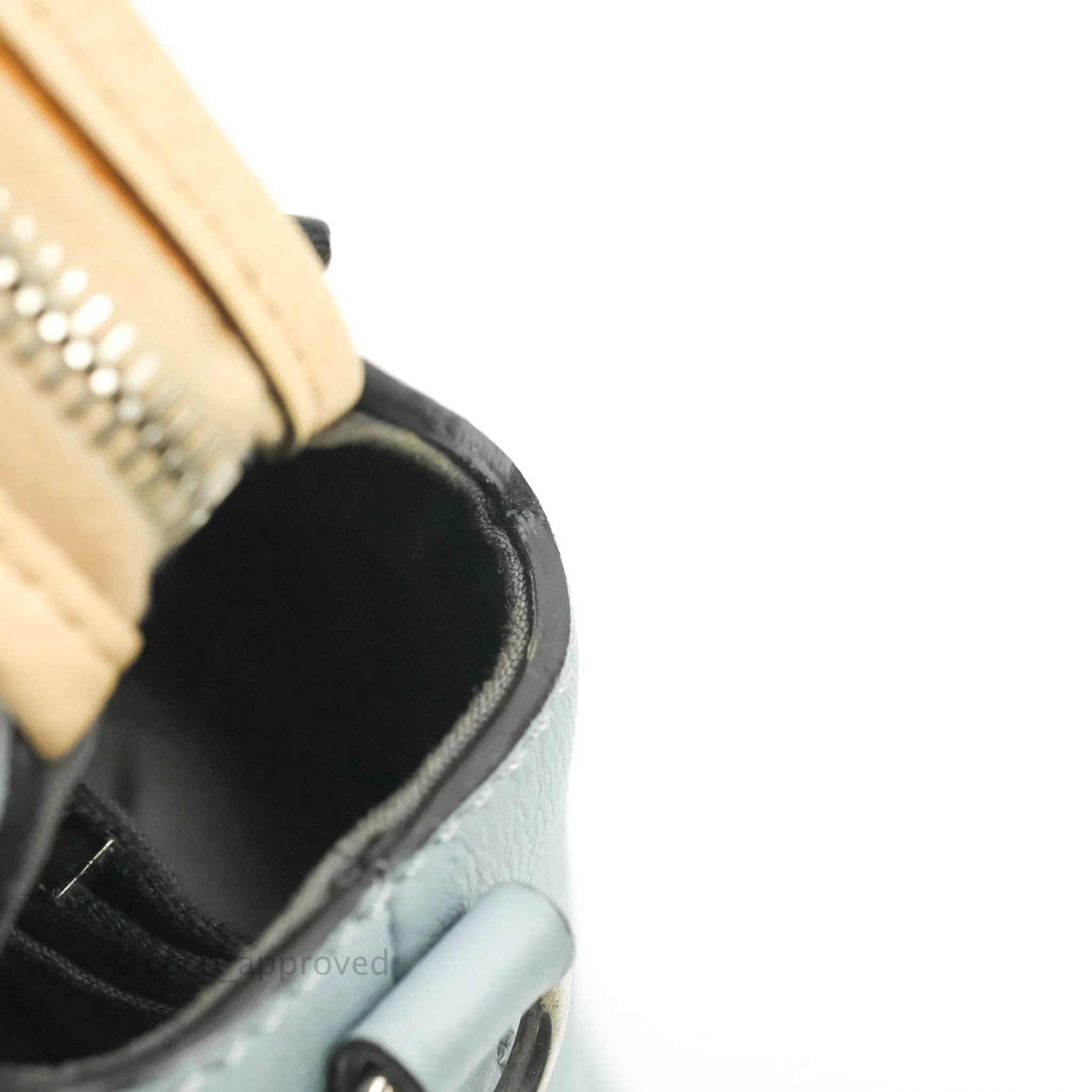 Fendi Medium By The Way Multicolour Light Blue/Light Beige Grained leather