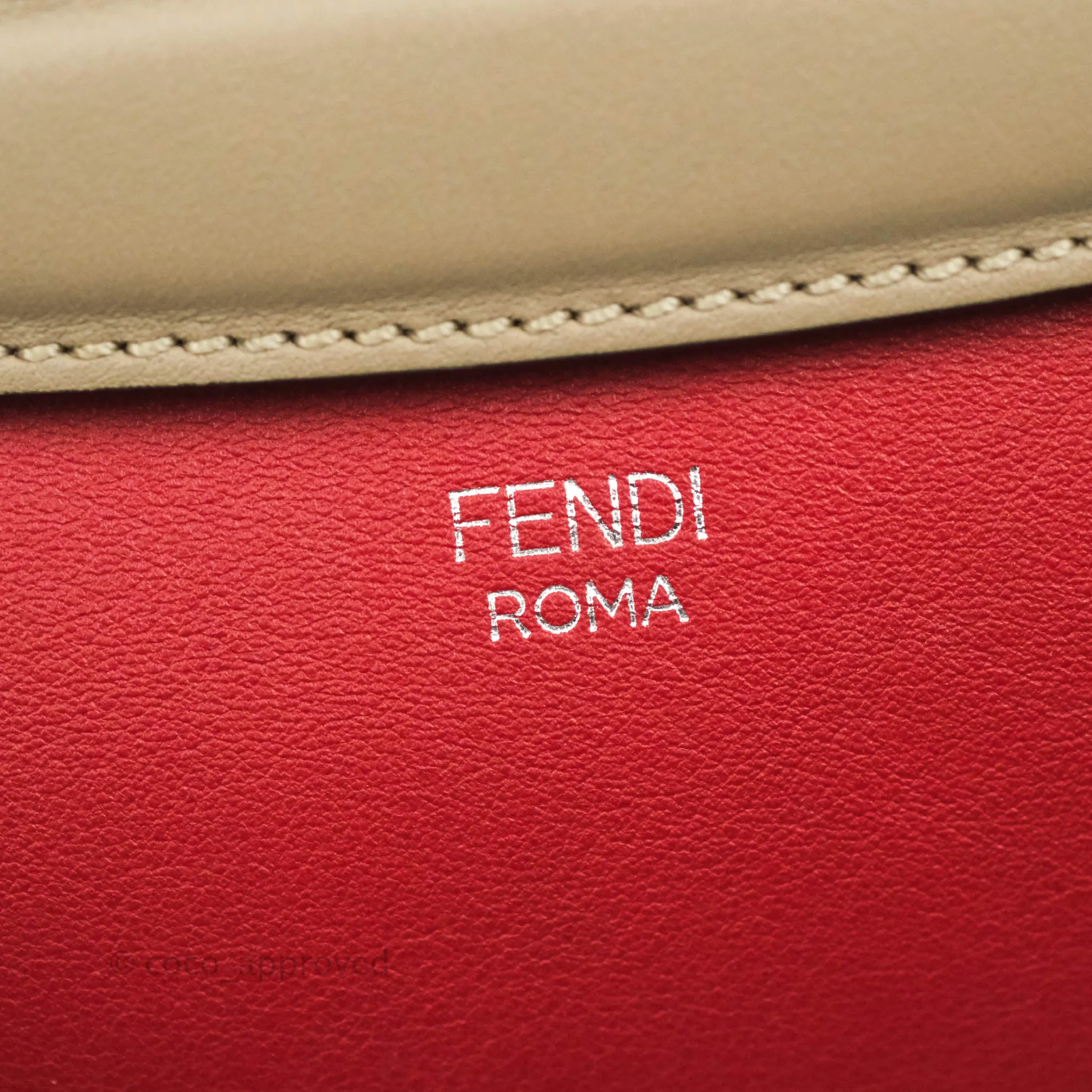 Fendi Medium By The Way Multicolour Red/Brown