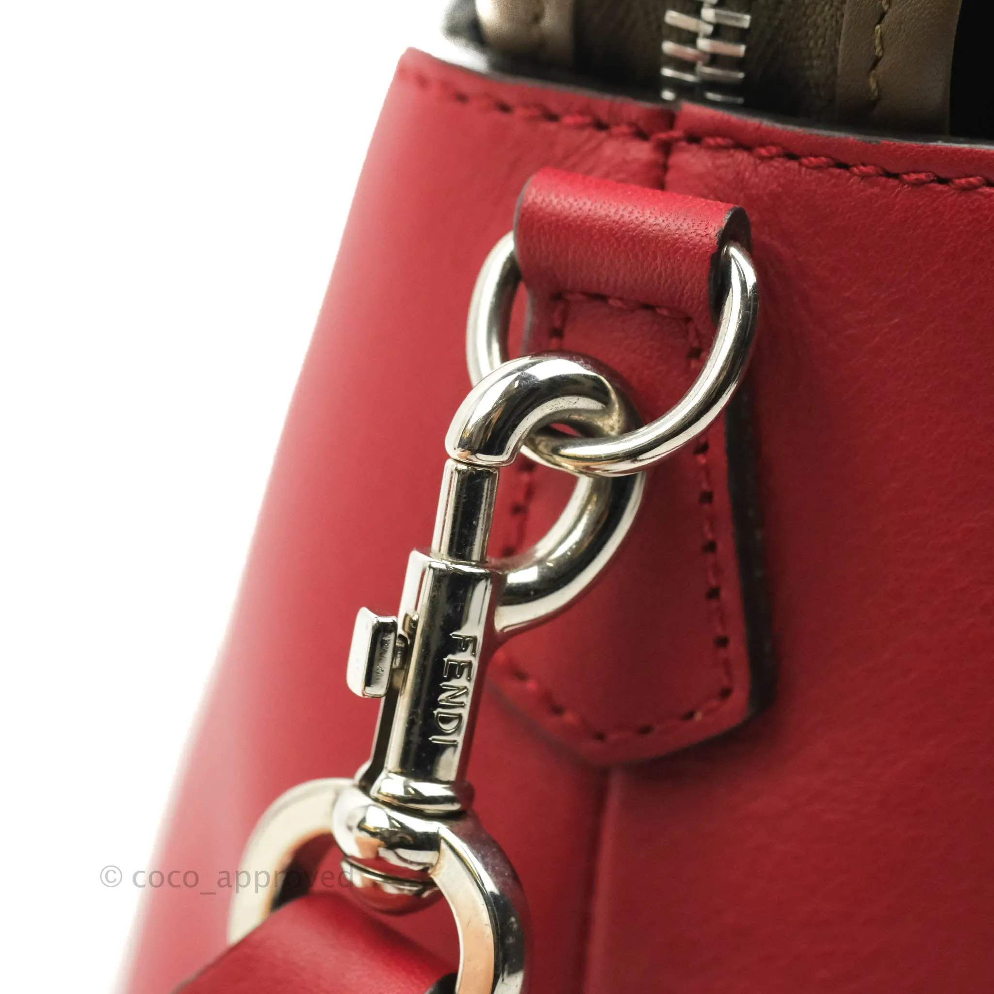 Fendi Medium By The Way Multicolour Red/Brown