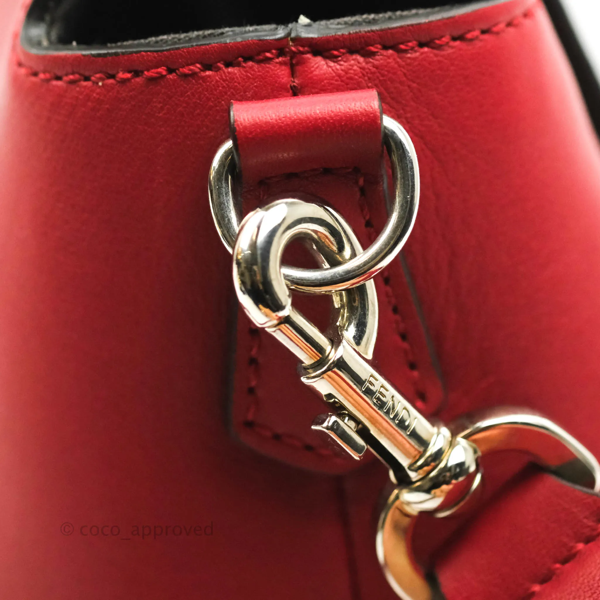 Fendi Medium By The Way Multicolour Red/Brown