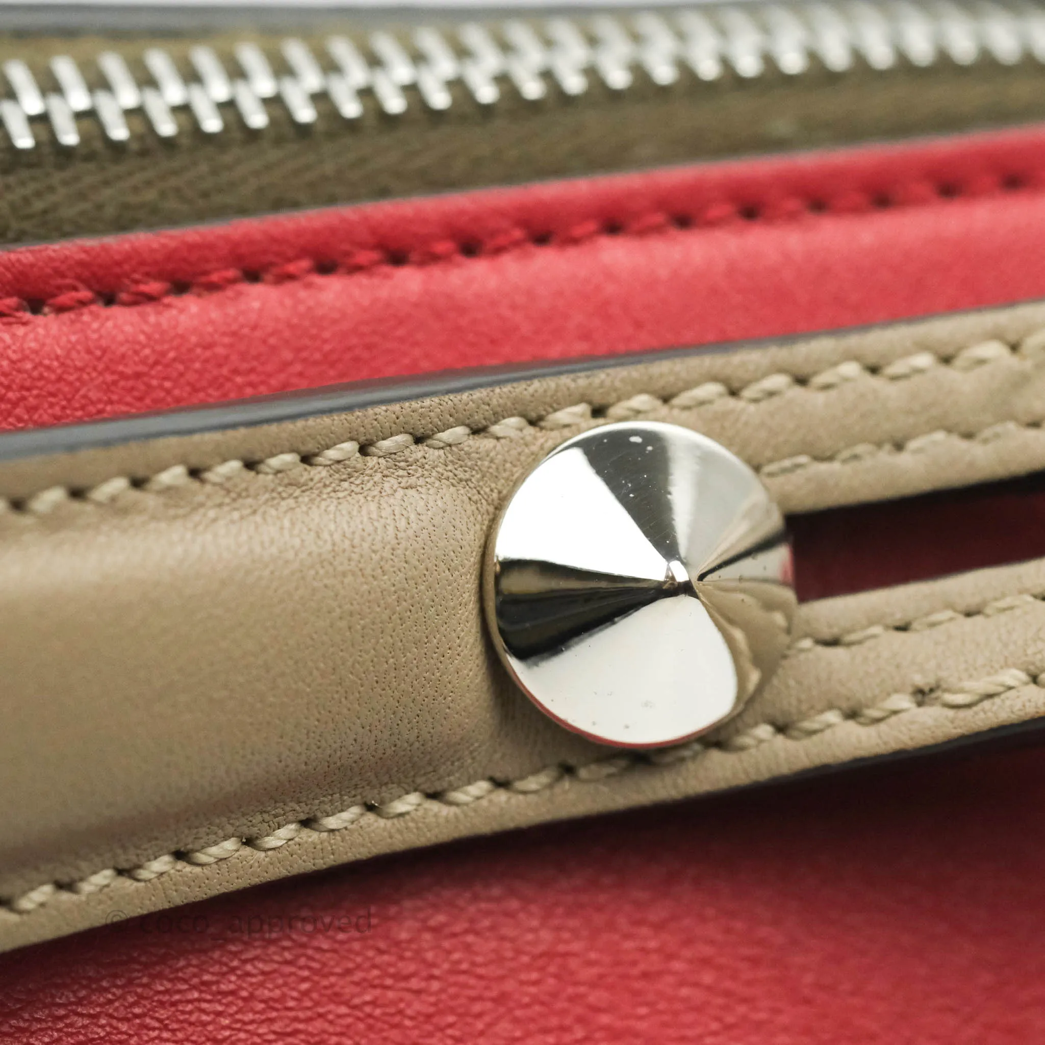 Fendi Medium By The Way Multicolour Red/Brown