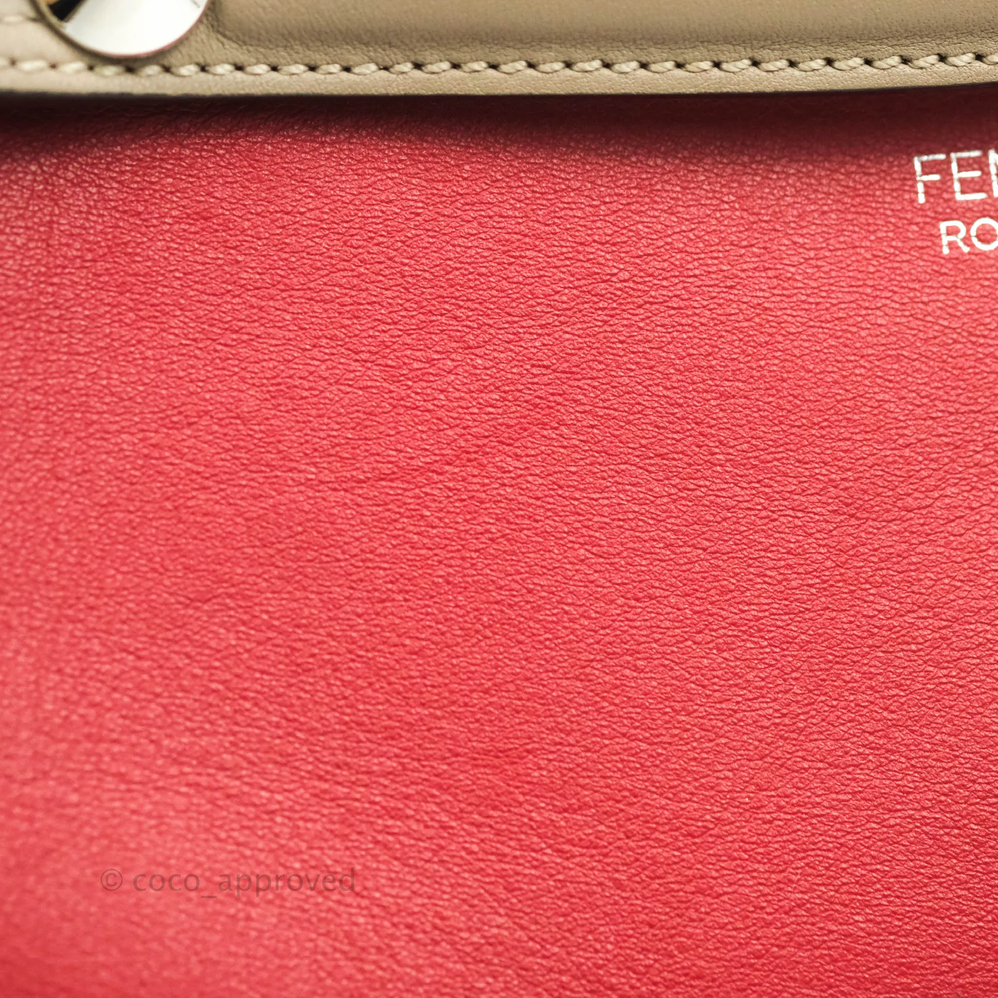 Fendi Medium By The Way Multicolour Red/Brown