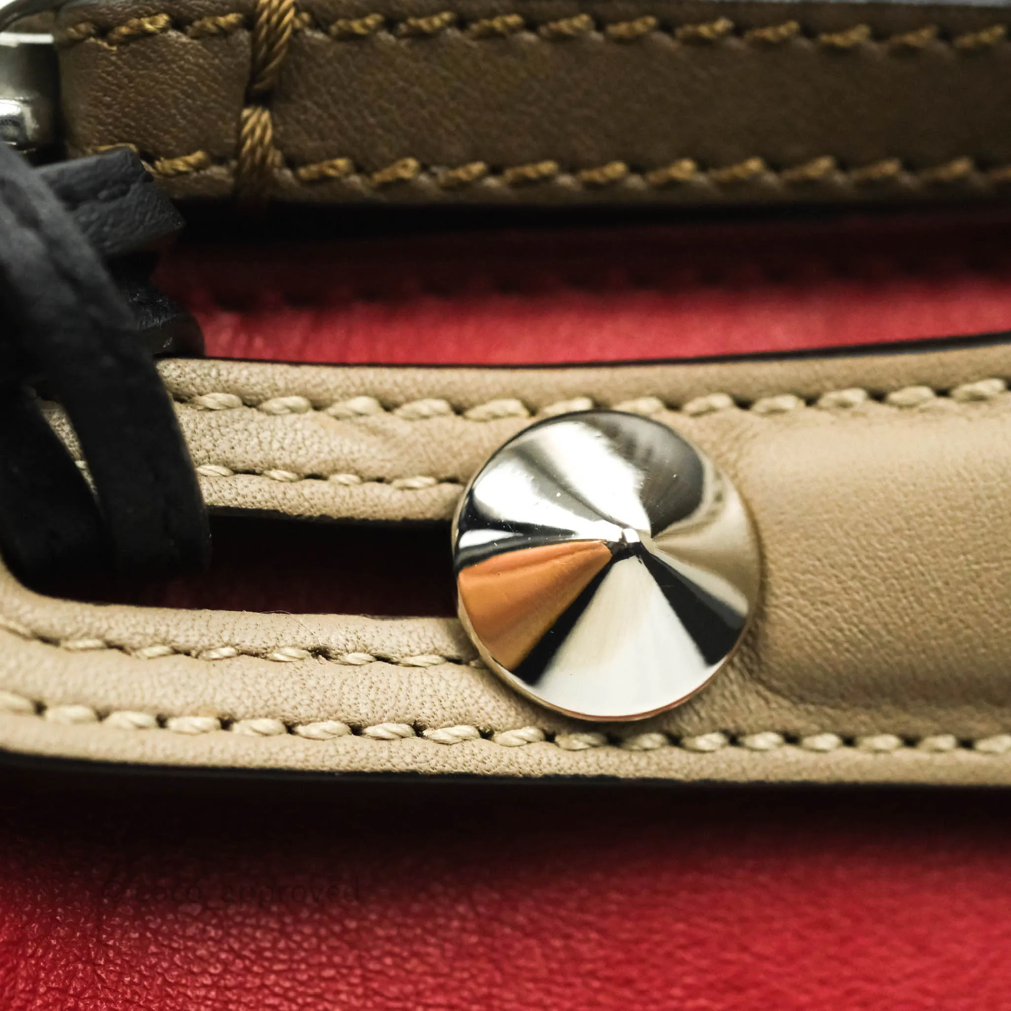 Fendi Medium By The Way Multicolour Red/Brown