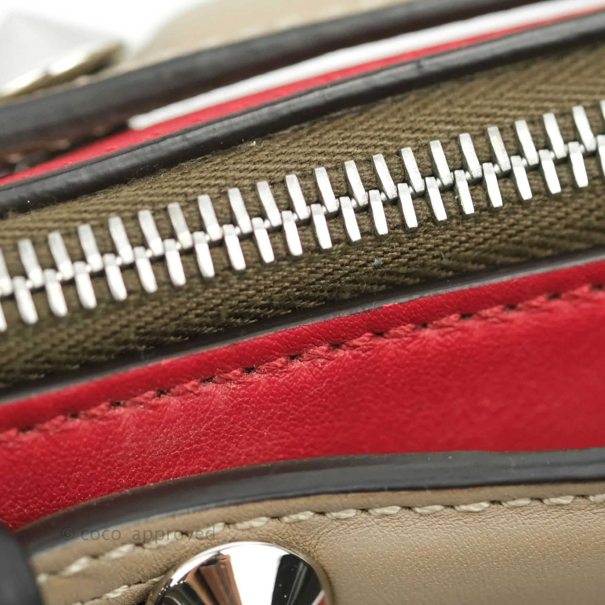 Fendi Medium By The Way Multicolour Red/Brown