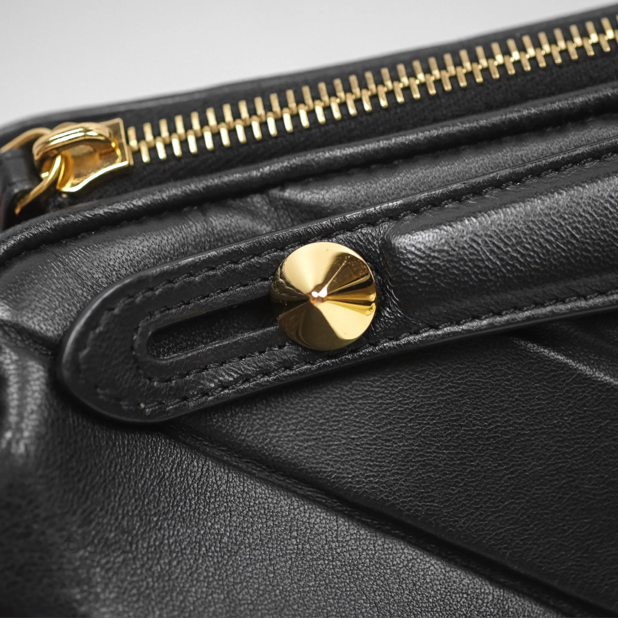Fendi Medium By The Way Vit. Dolce Bag Black