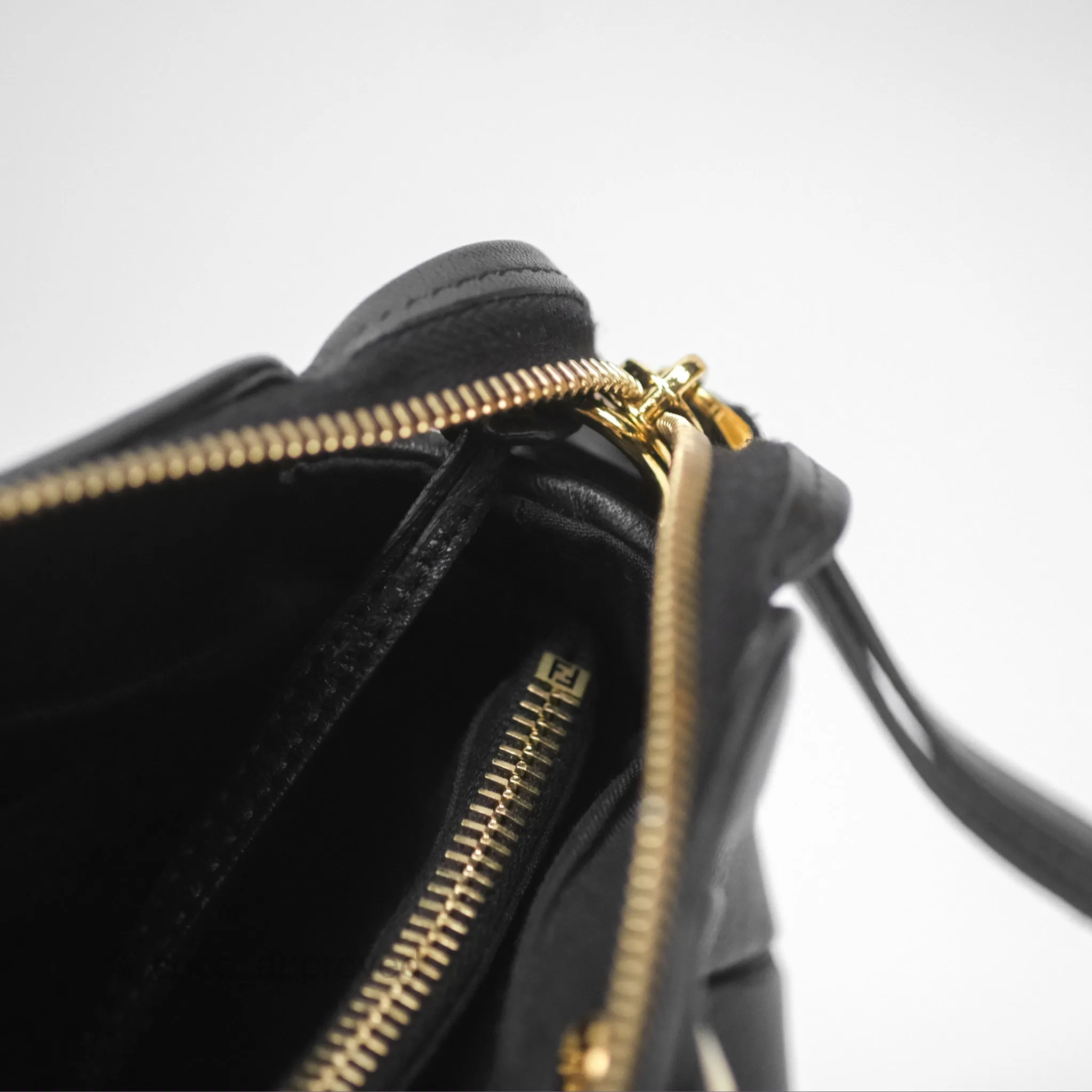 Fendi Medium By The Way Vit. Dolce Bag Black