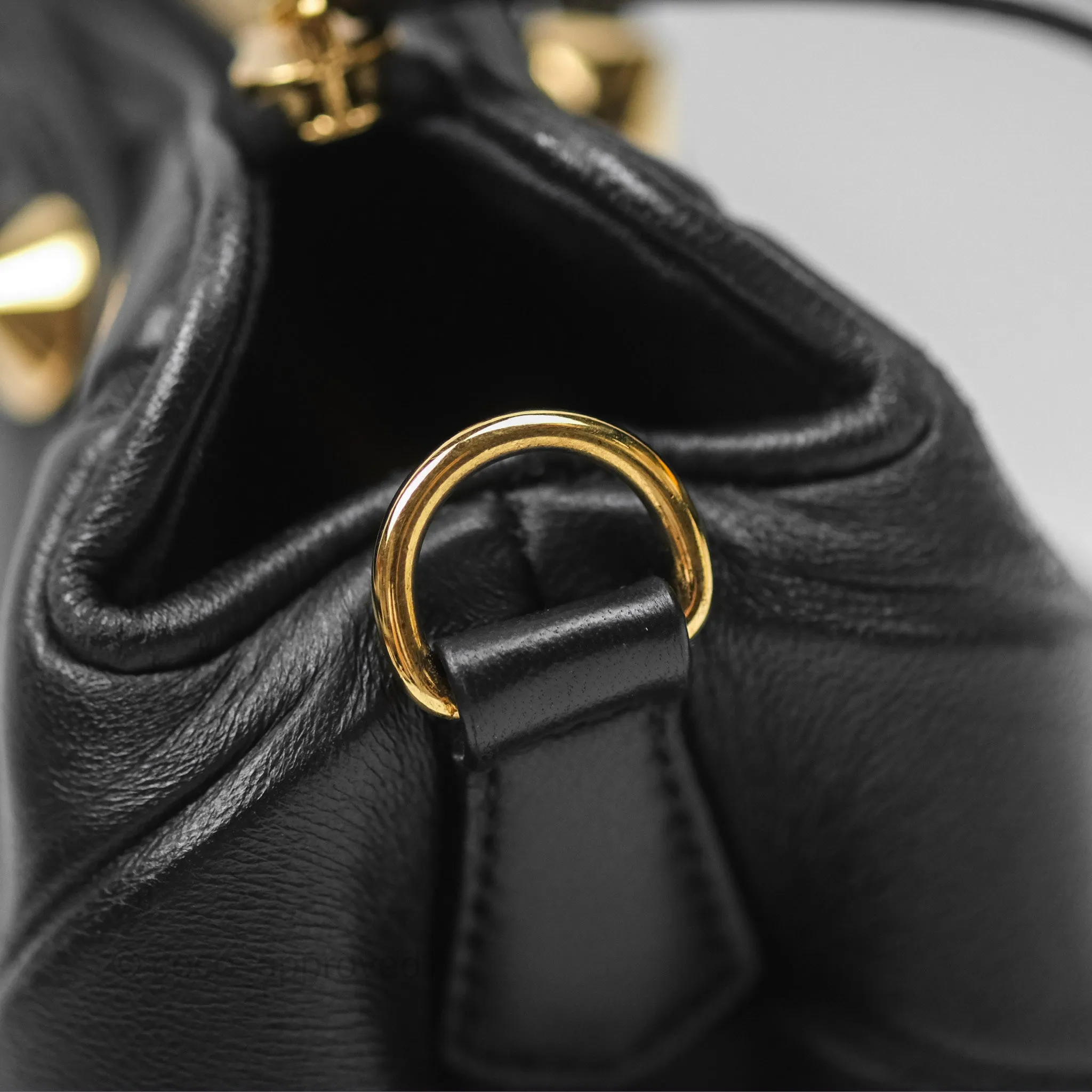 Fendi Medium By The Way Vit. Dolce Bag Black