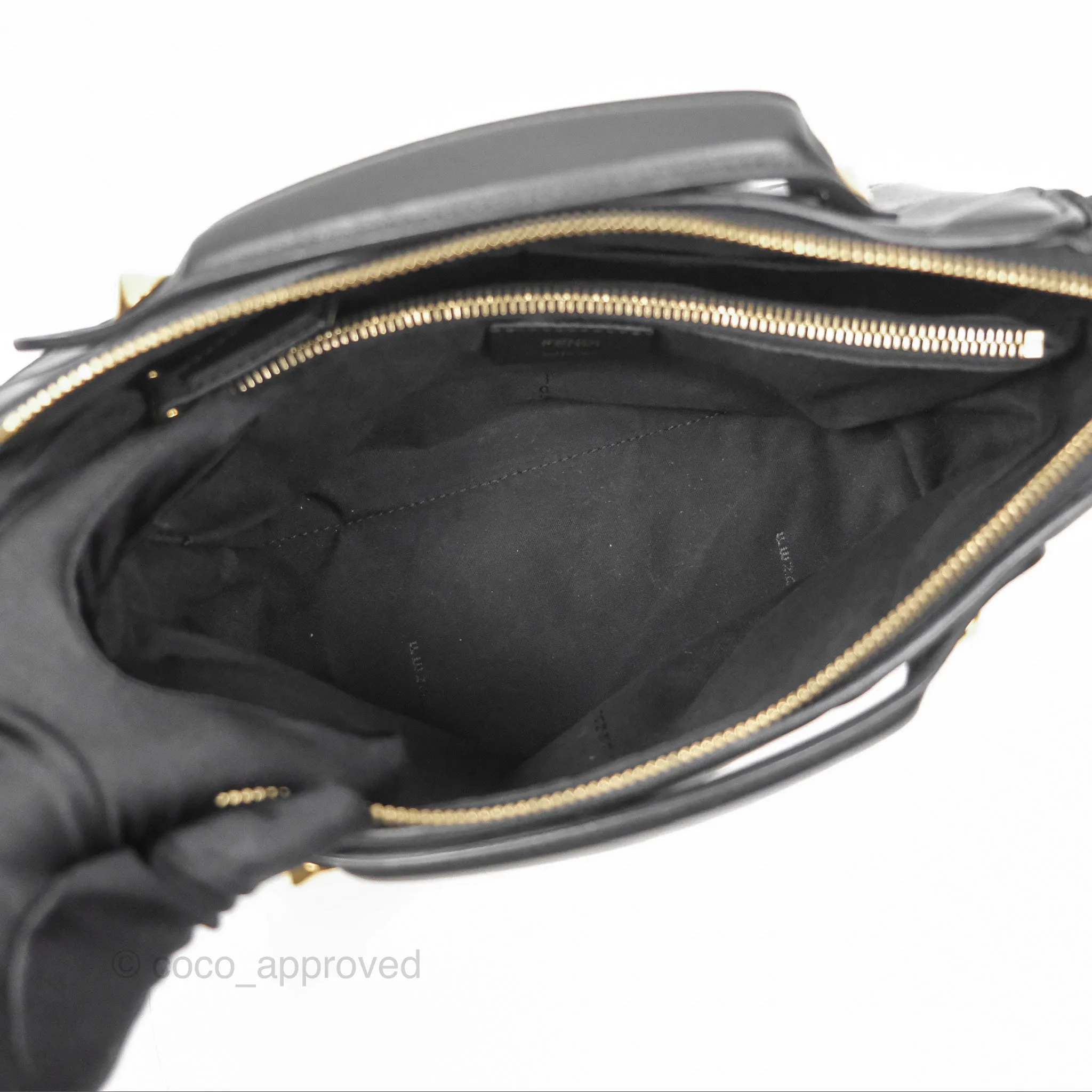 Fendi Medium By The Way Vit. Dolce Bag Black