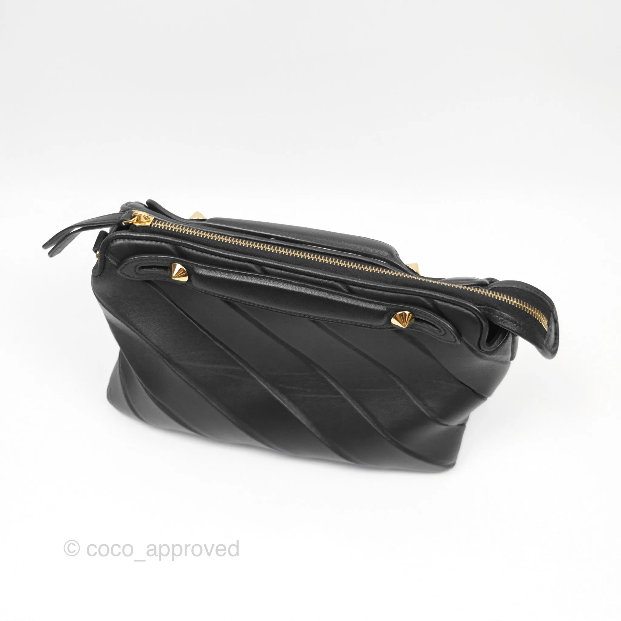 Fendi Medium By The Way Vit. Dolce Bag Black