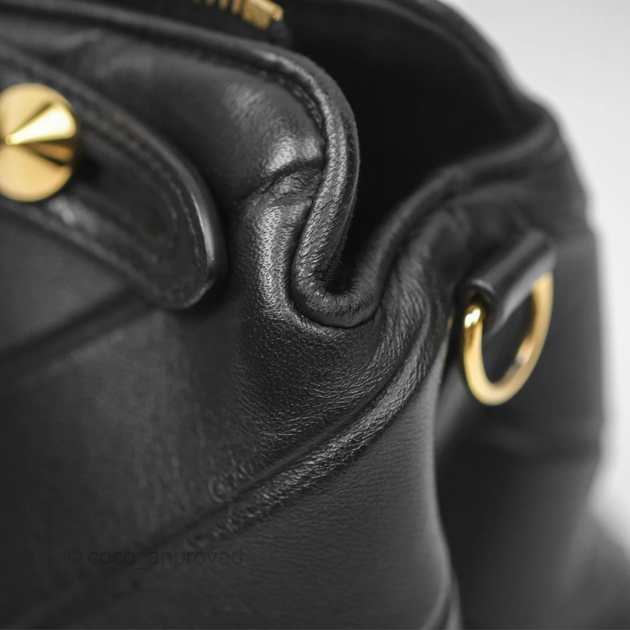 Fendi Medium By The Way Vit. Dolce Bag Black