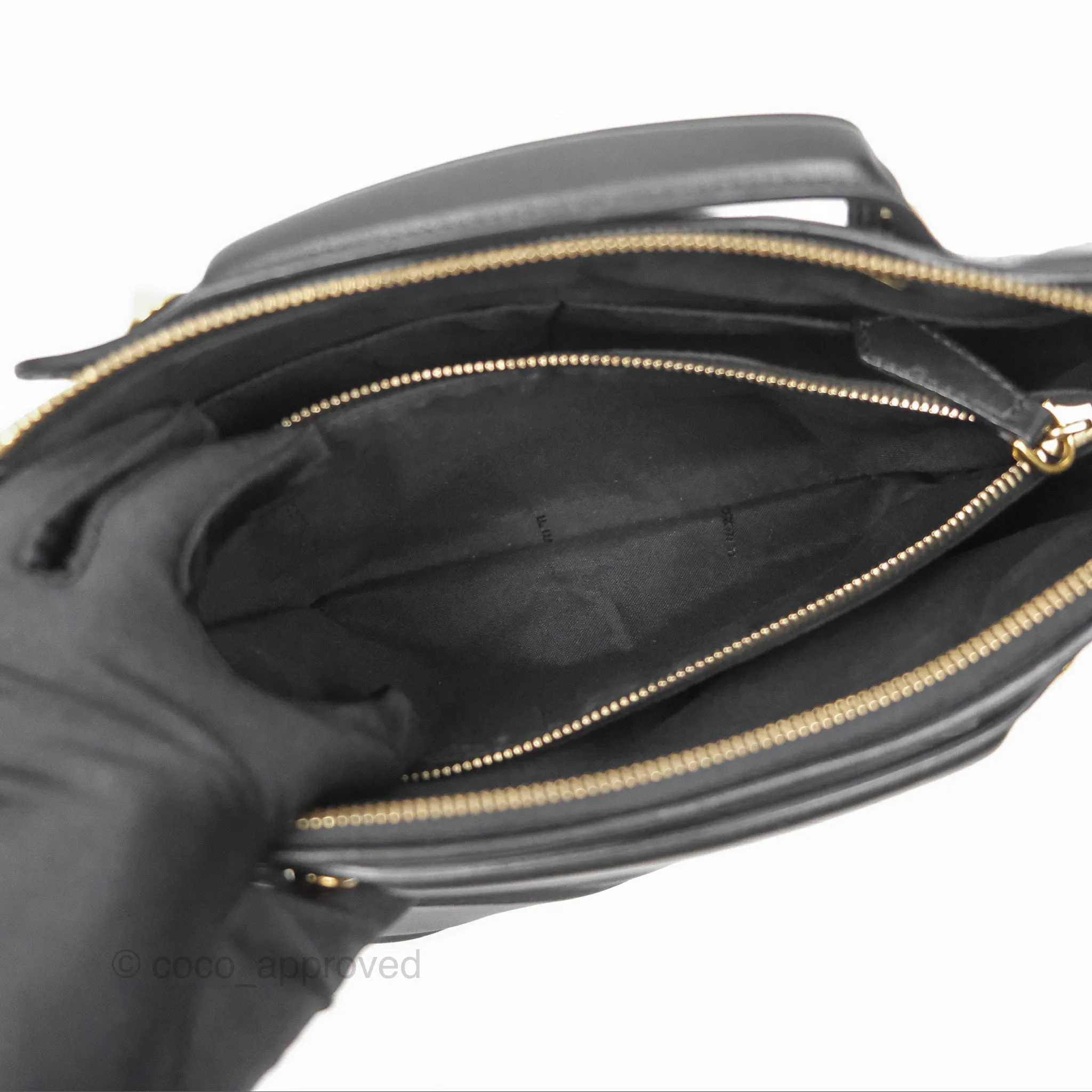 Fendi Medium By The Way Vit. Dolce Bag Black