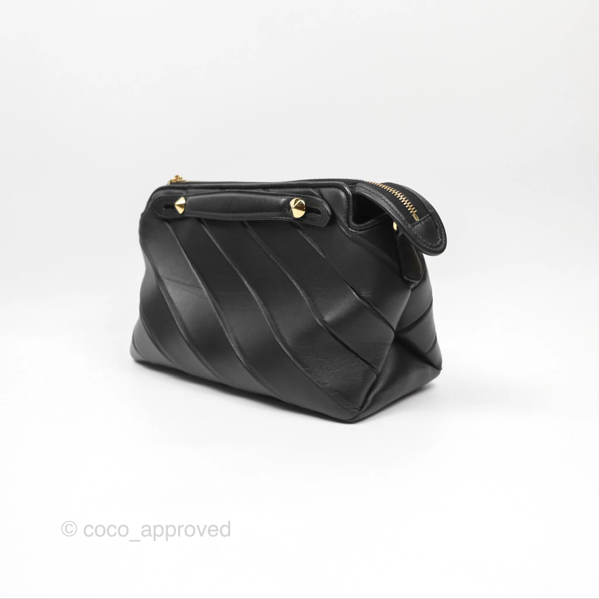 Fendi Medium By The Way Vit. Dolce Bag Black