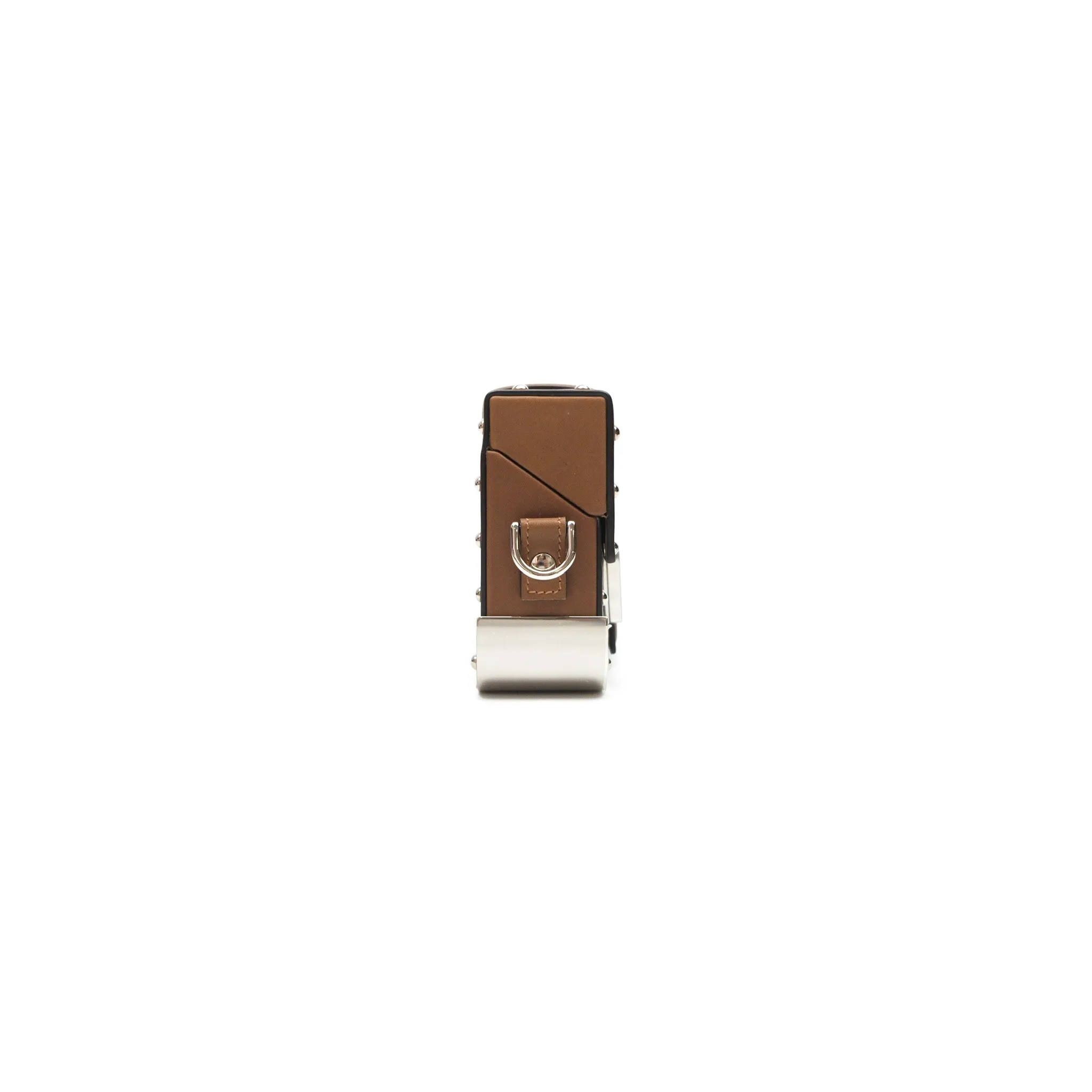 Fendi Mini Baguette Trunk Brown Zucca Canvas
