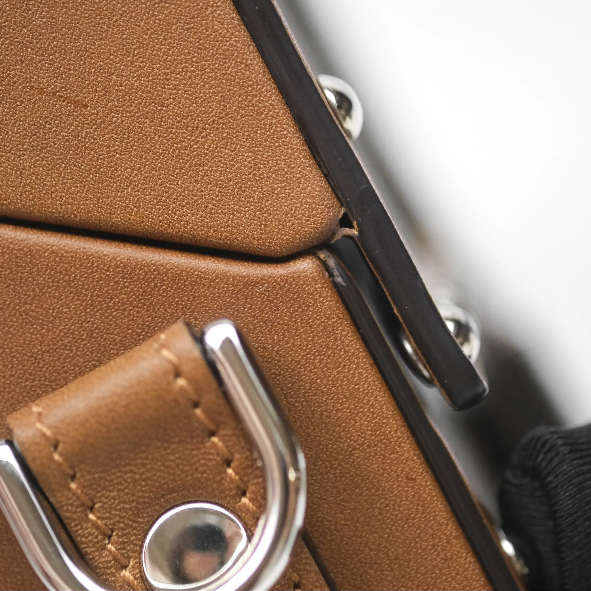 Fendi Mini Baguette Trunk Brown Zucca Canvas