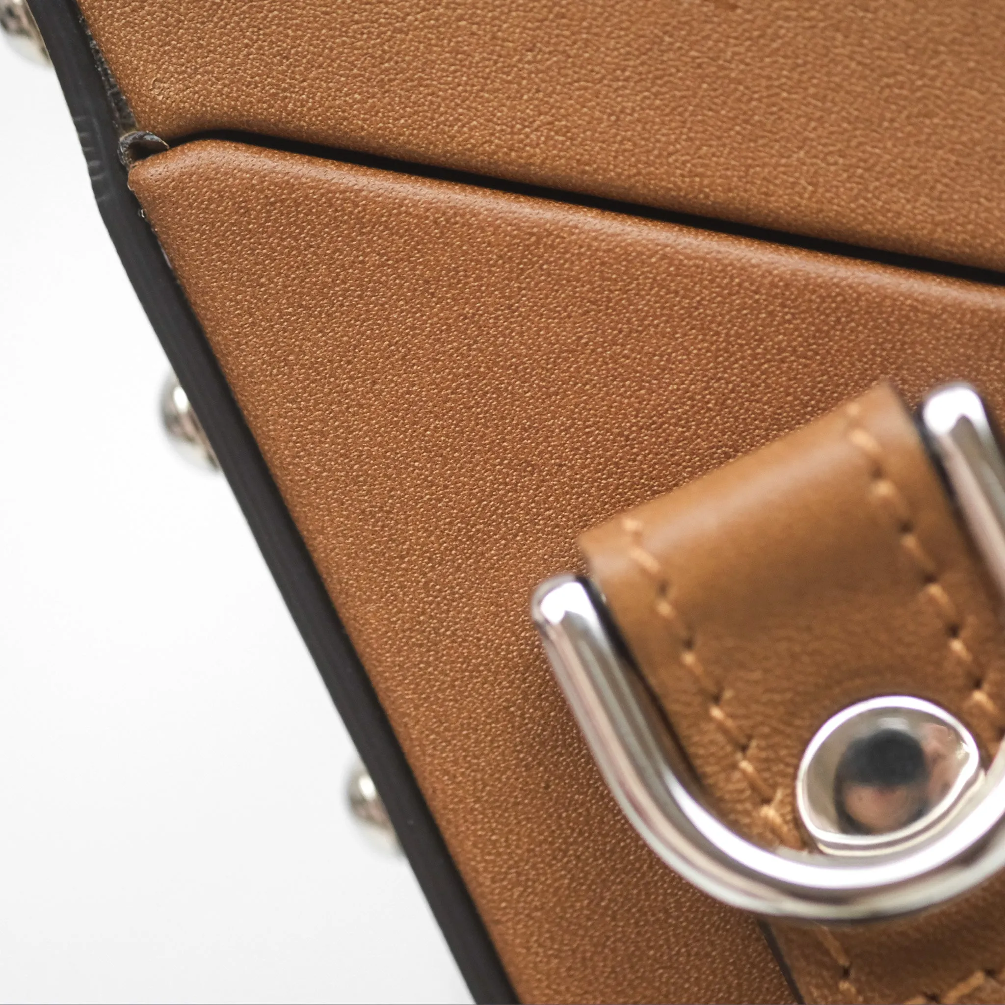 Fendi Mini Baguette Trunk Brown Zucca Canvas