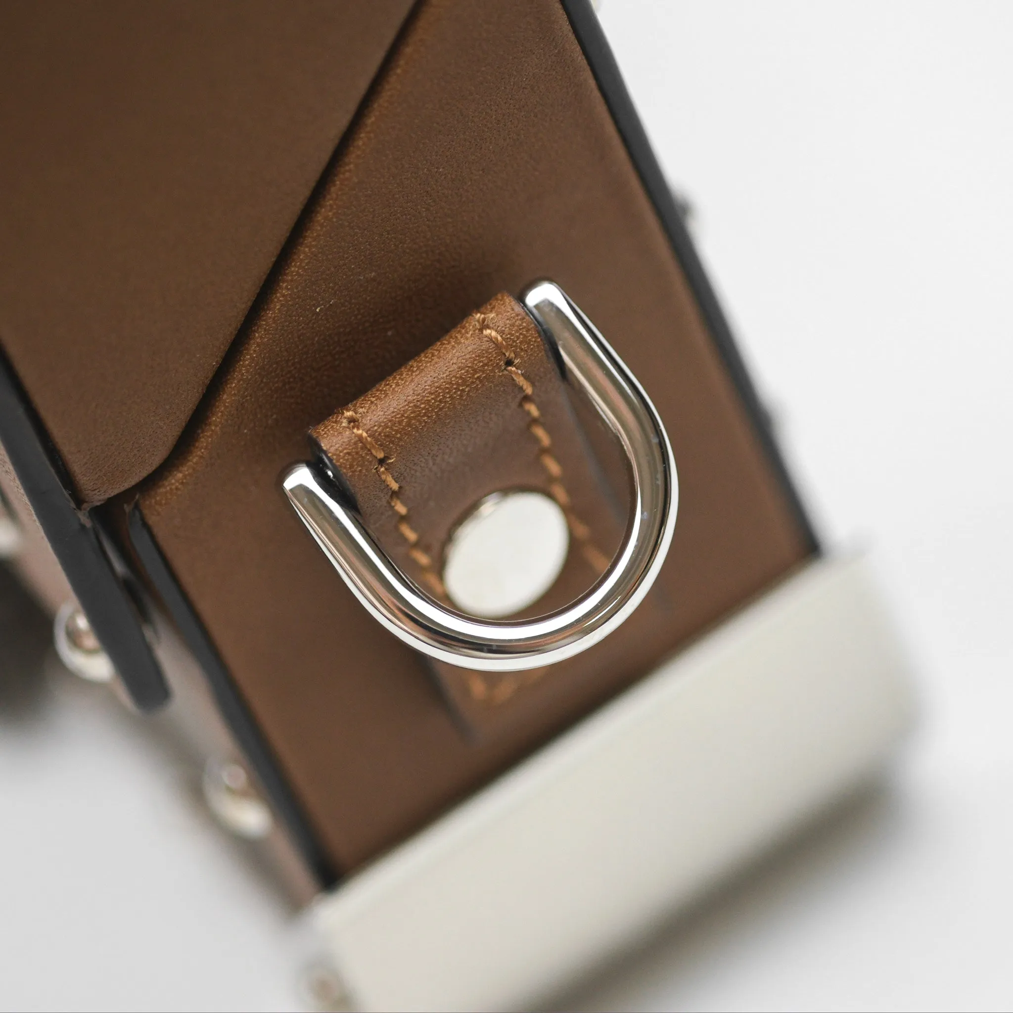 Fendi Mini Baguette Trunk Brown Zucca Canvas