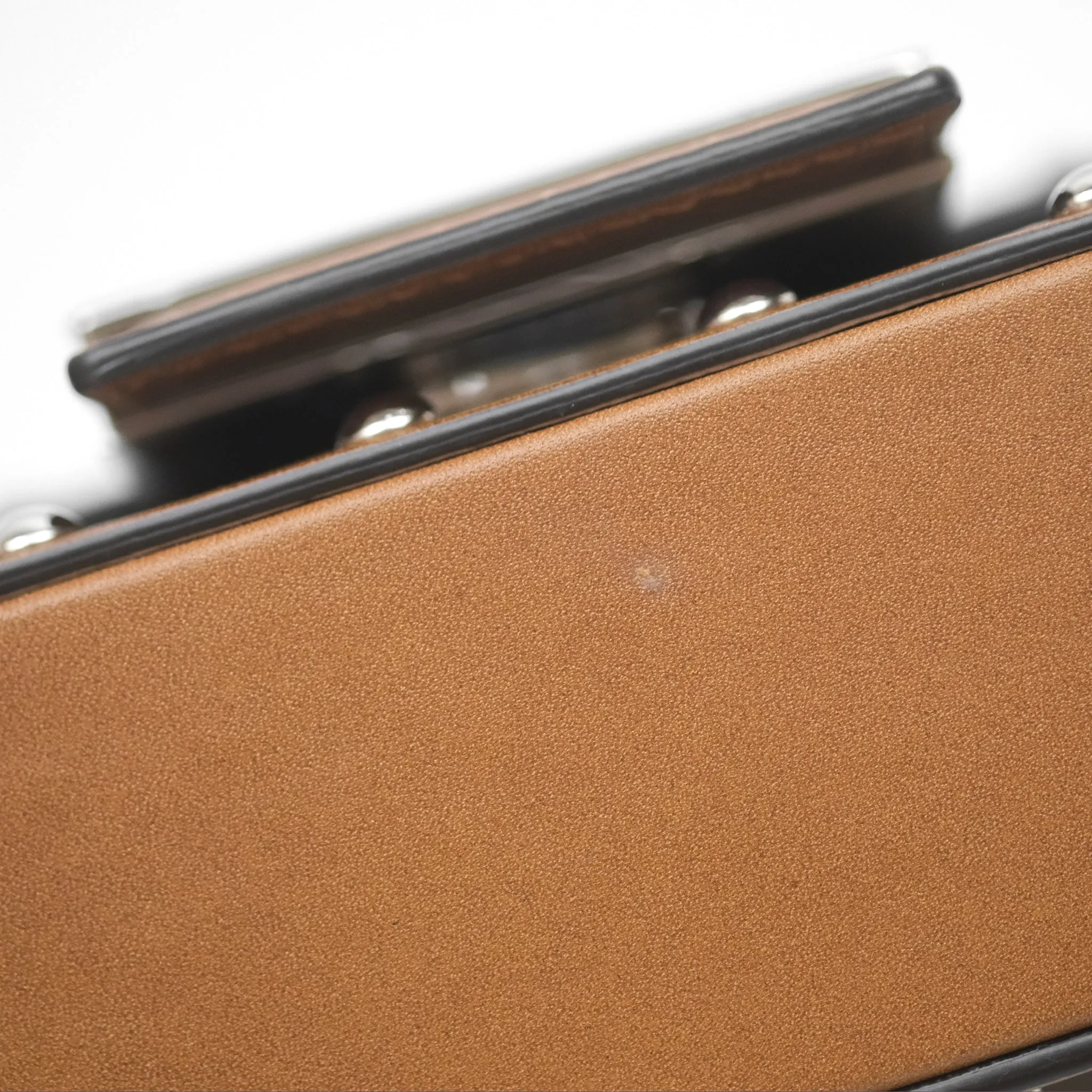 Fendi Mini Baguette Trunk Brown Zucca Canvas