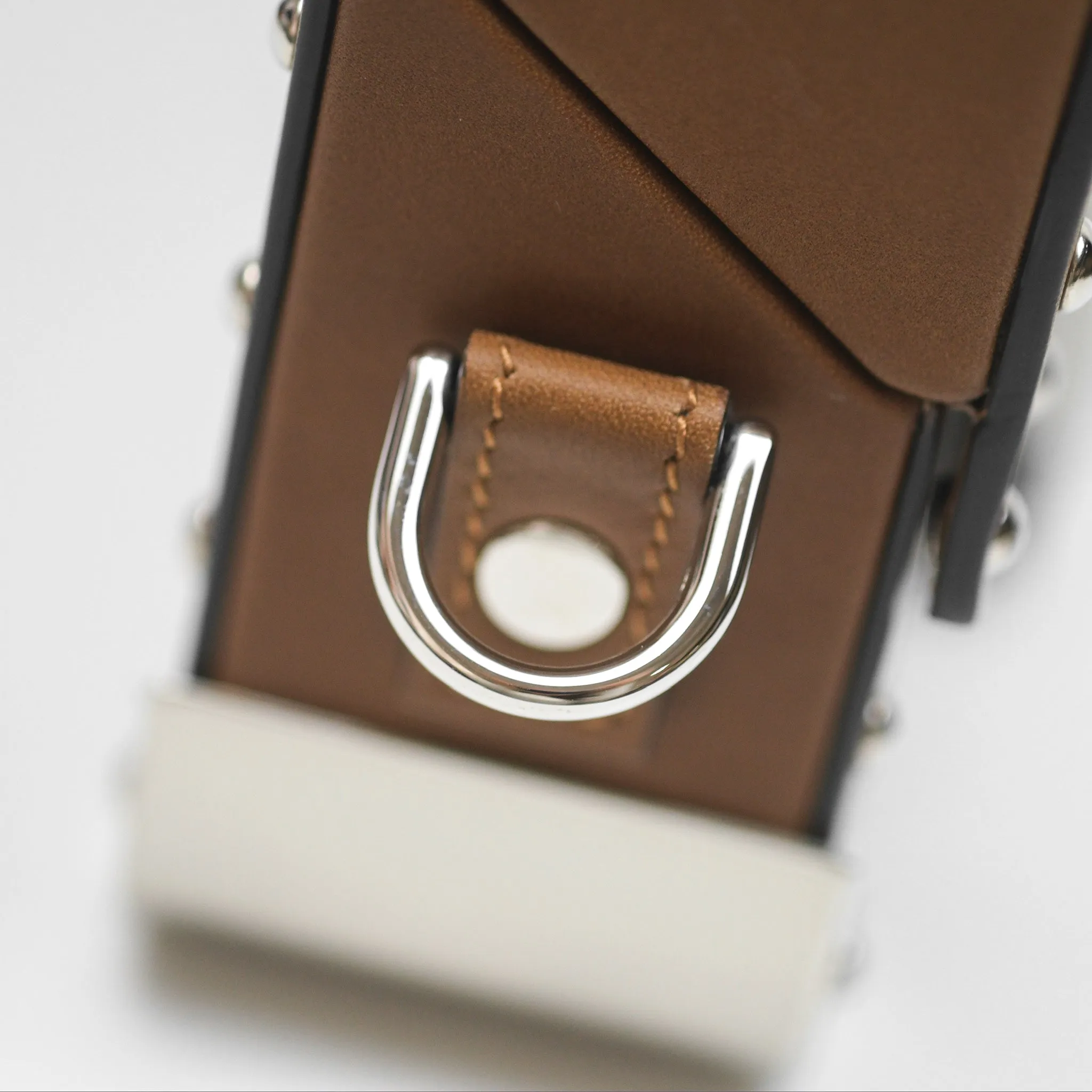 Fendi Mini Baguette Trunk Brown Zucca Canvas