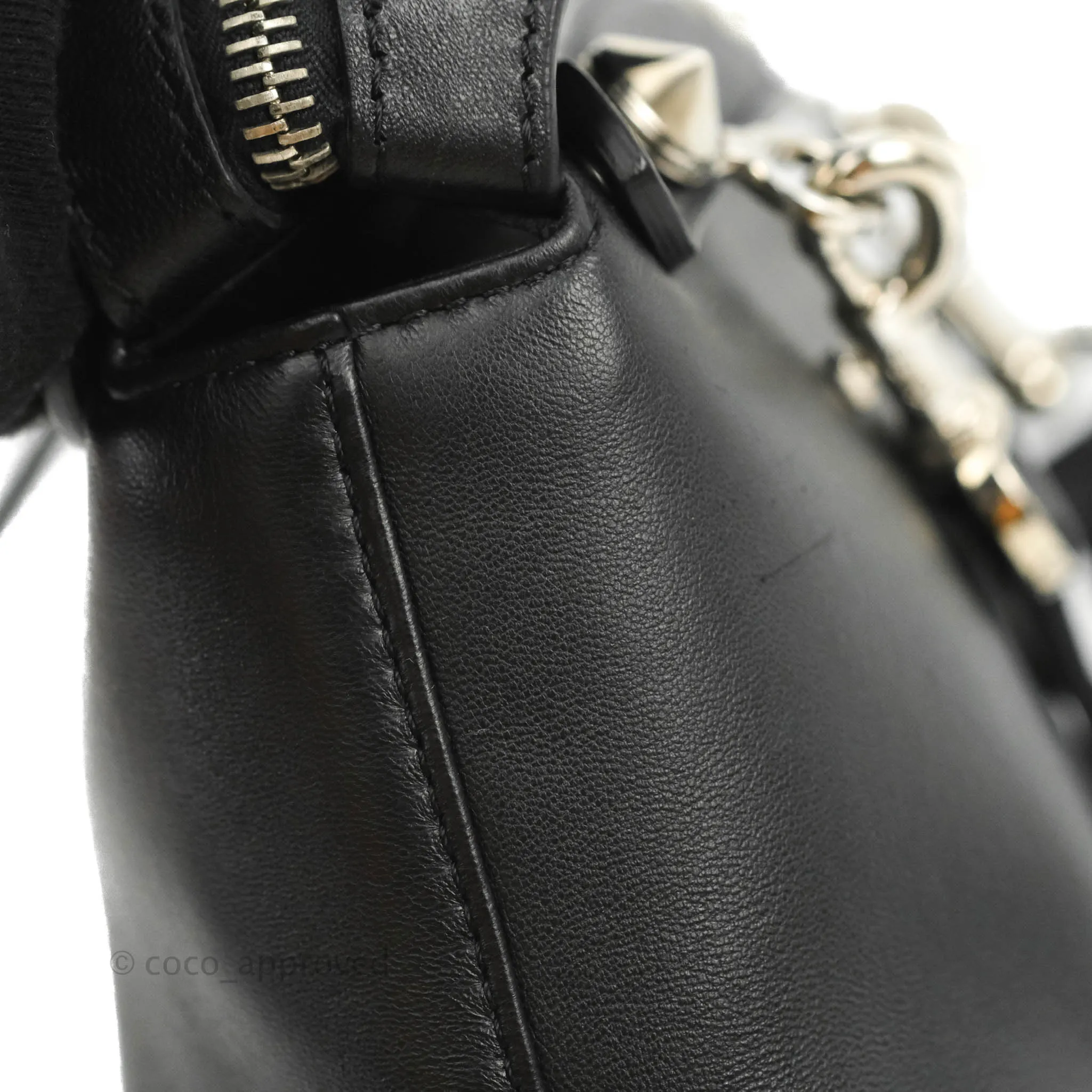Fendi Mini By The Way Vit. Dolce Bag Black