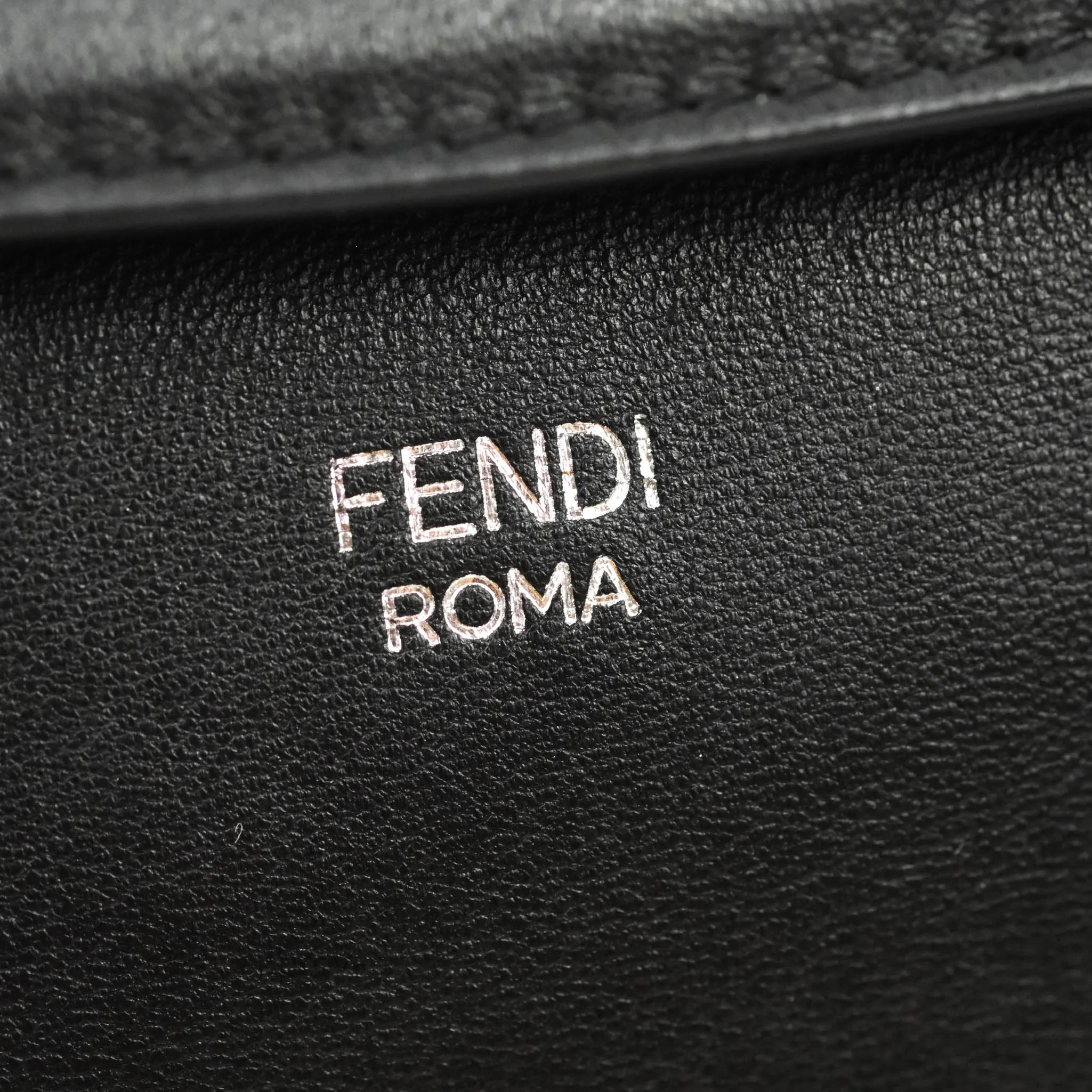 Fendi Mini By The Way Vit. Dolce Bag Black