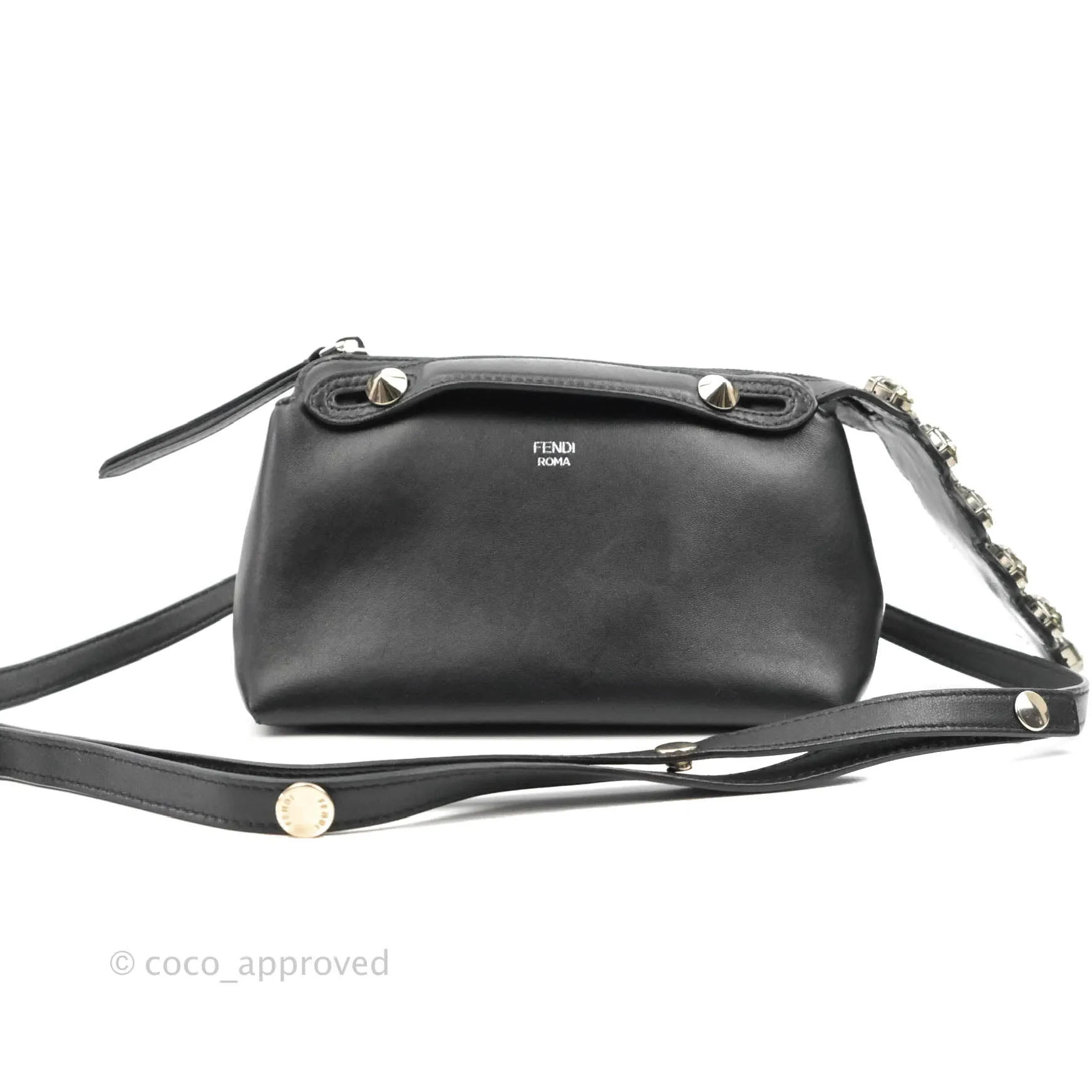 Fendi Mini By The Way Vit. Dolce Bag Black