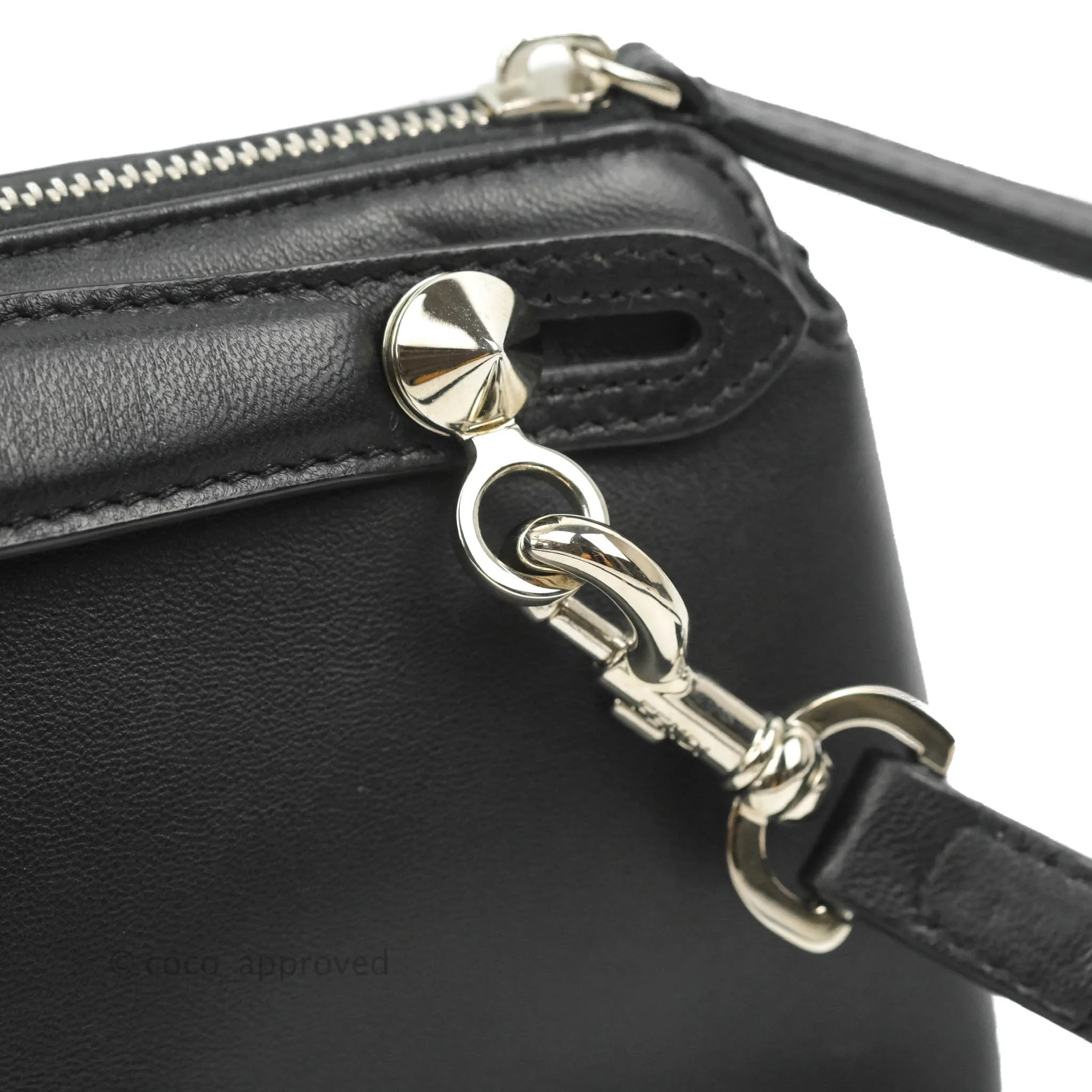 Fendi Mini By The Way Vit. Dolce Bag Black