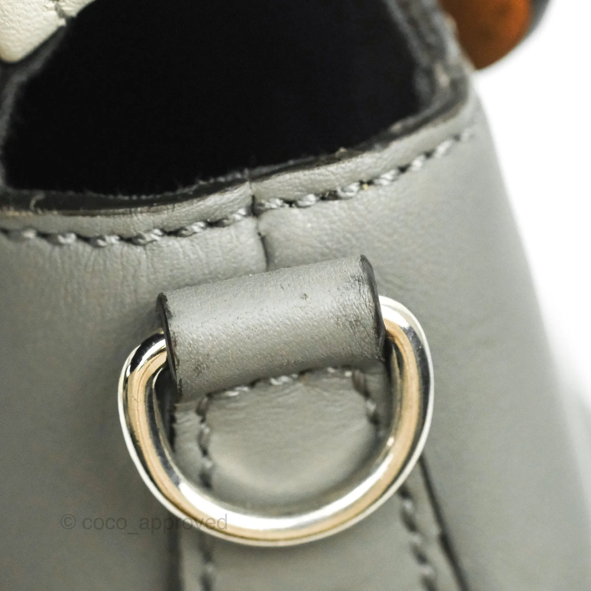 Fendi Mini By The Way Vit. Dolce Bag Moon/Uovo/Mlc/P
