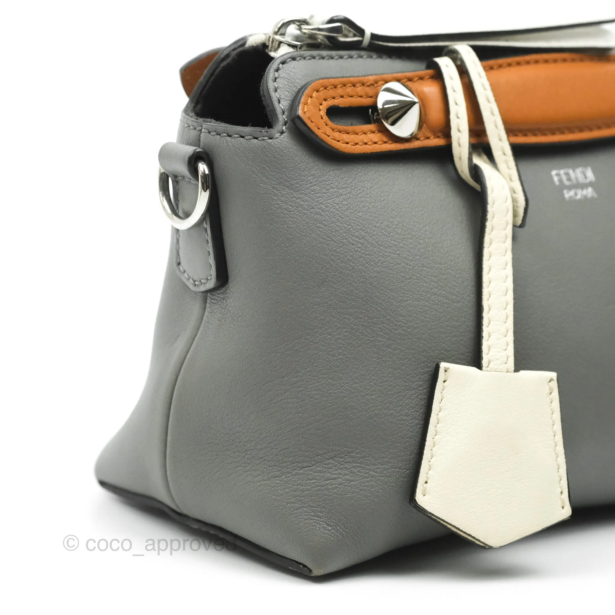 Fendi Mini By The Way Vit. Dolce Bag Moon/Uovo/Mlc/P