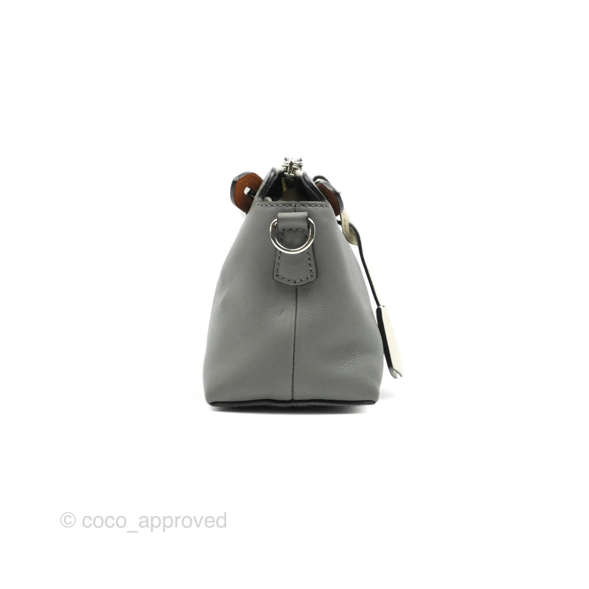 Fendi Mini By The Way Vit. Dolce Bag Moon/Uovo/Mlc/P