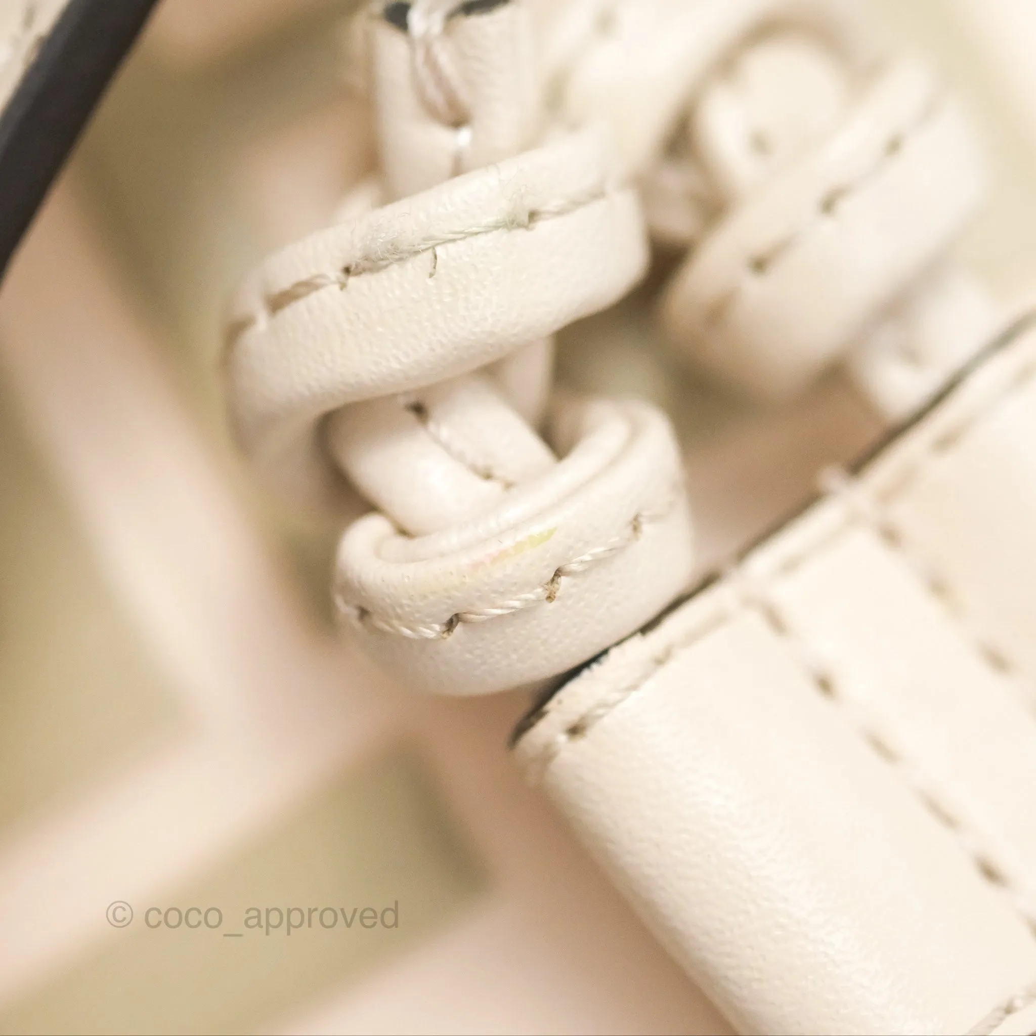 Fendi Mini Mon Tresor Bucket Bag FF Motif Beige