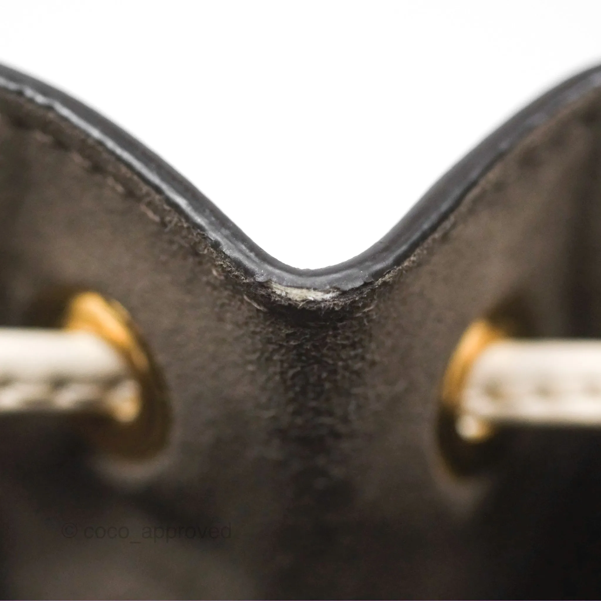 Fendi Mini Mon Tresor Bucket Bag FF Motif Beige